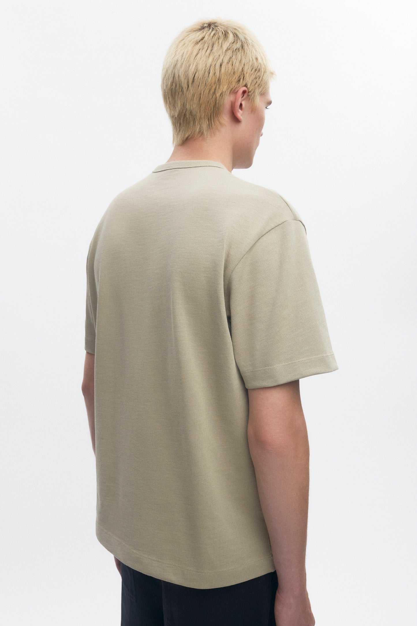 Men's Box Slub Tee in Desert