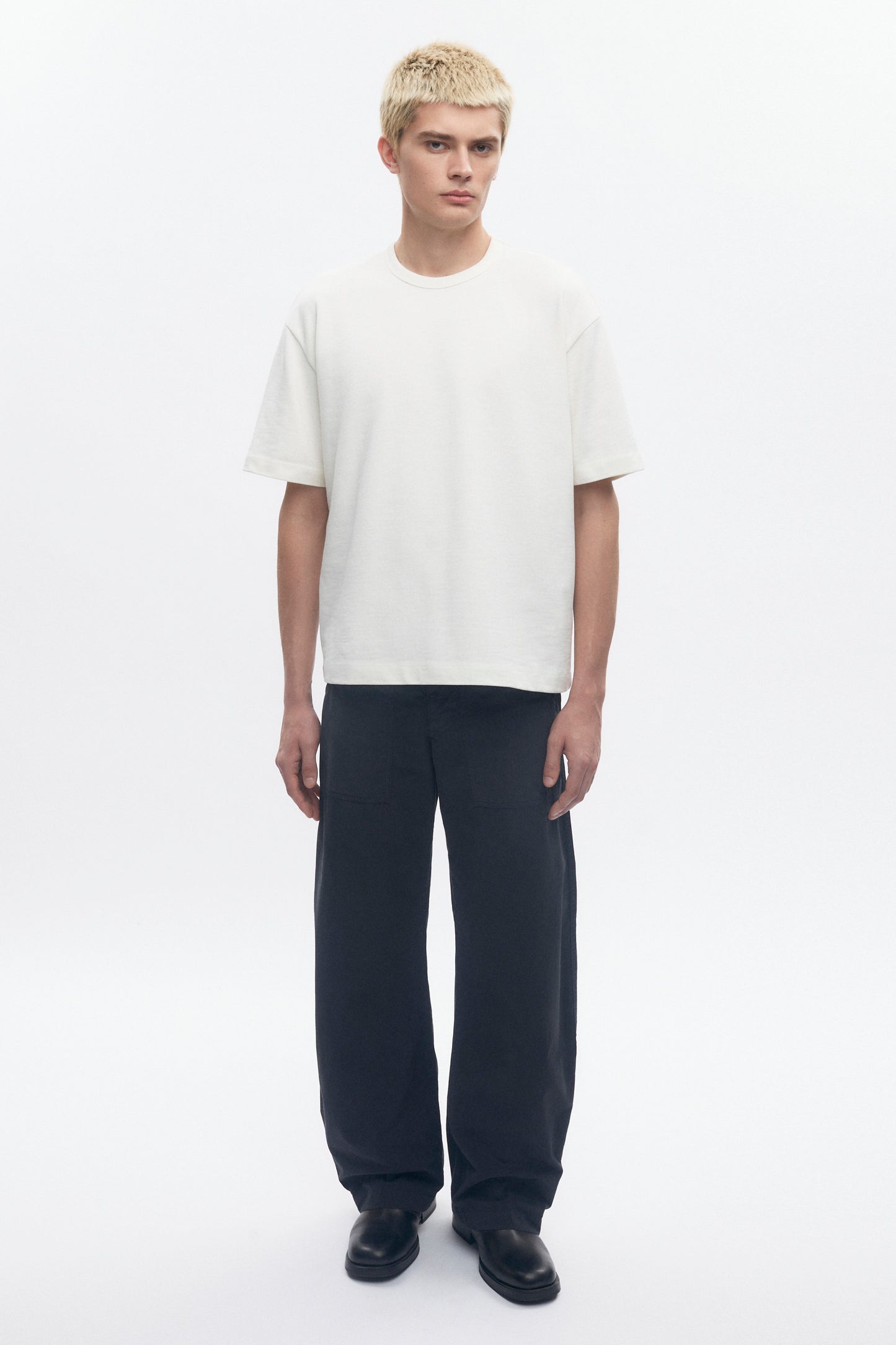Men's Box Slub Tee in Marshmallow