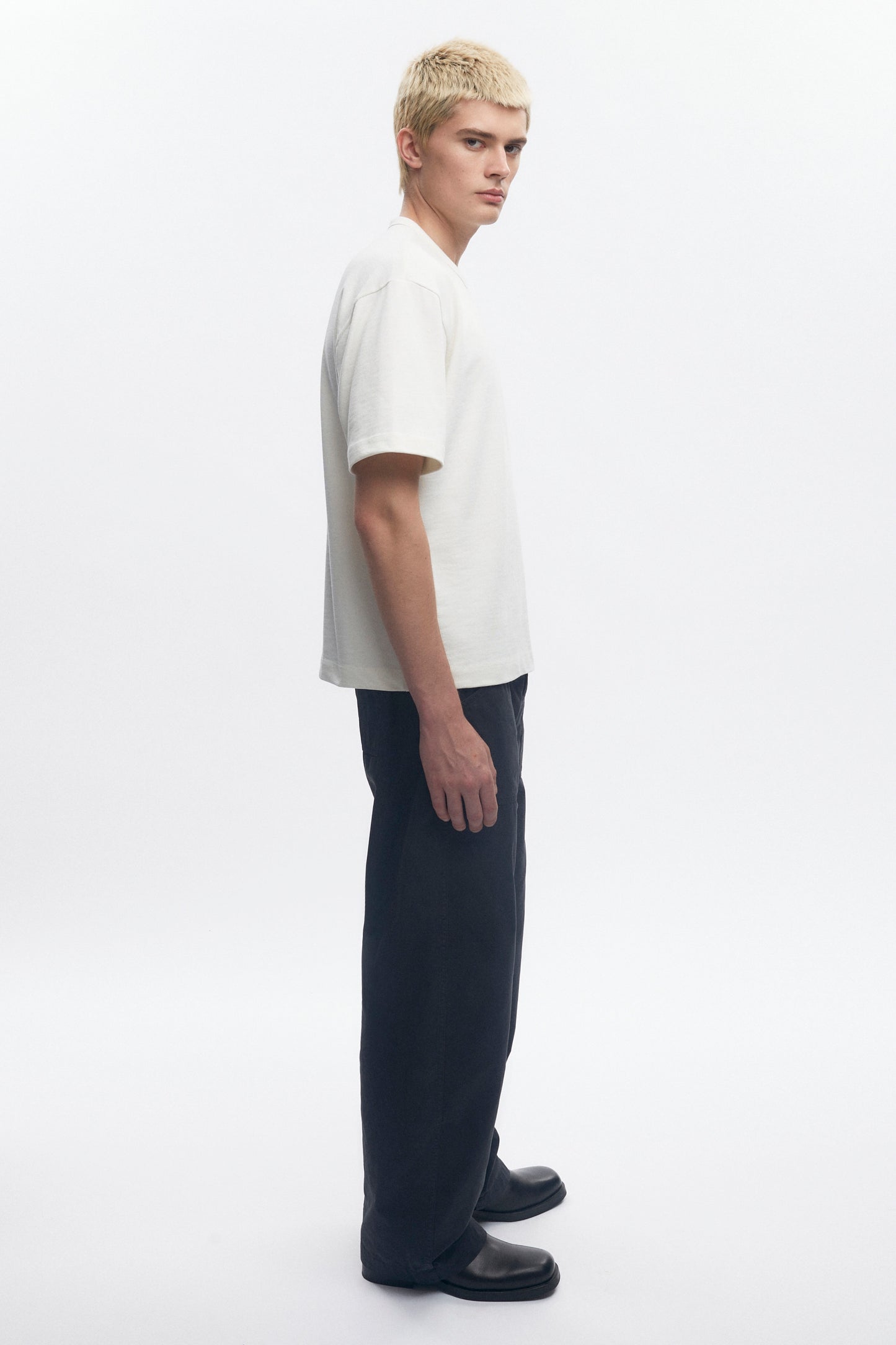 Men's Box Slub Tee in Marshmallow