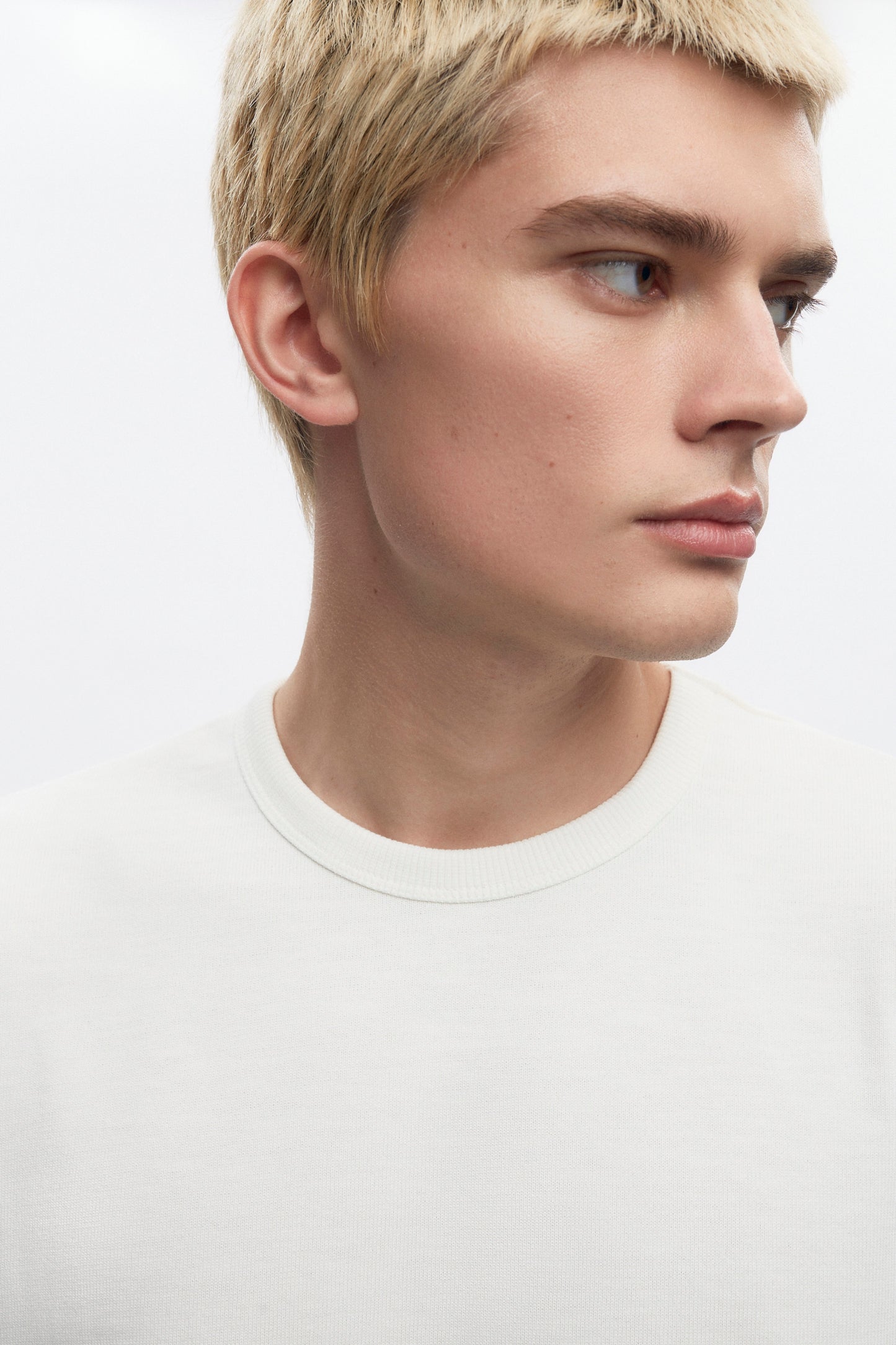 Men's Box Slub Tee in Marshmallow