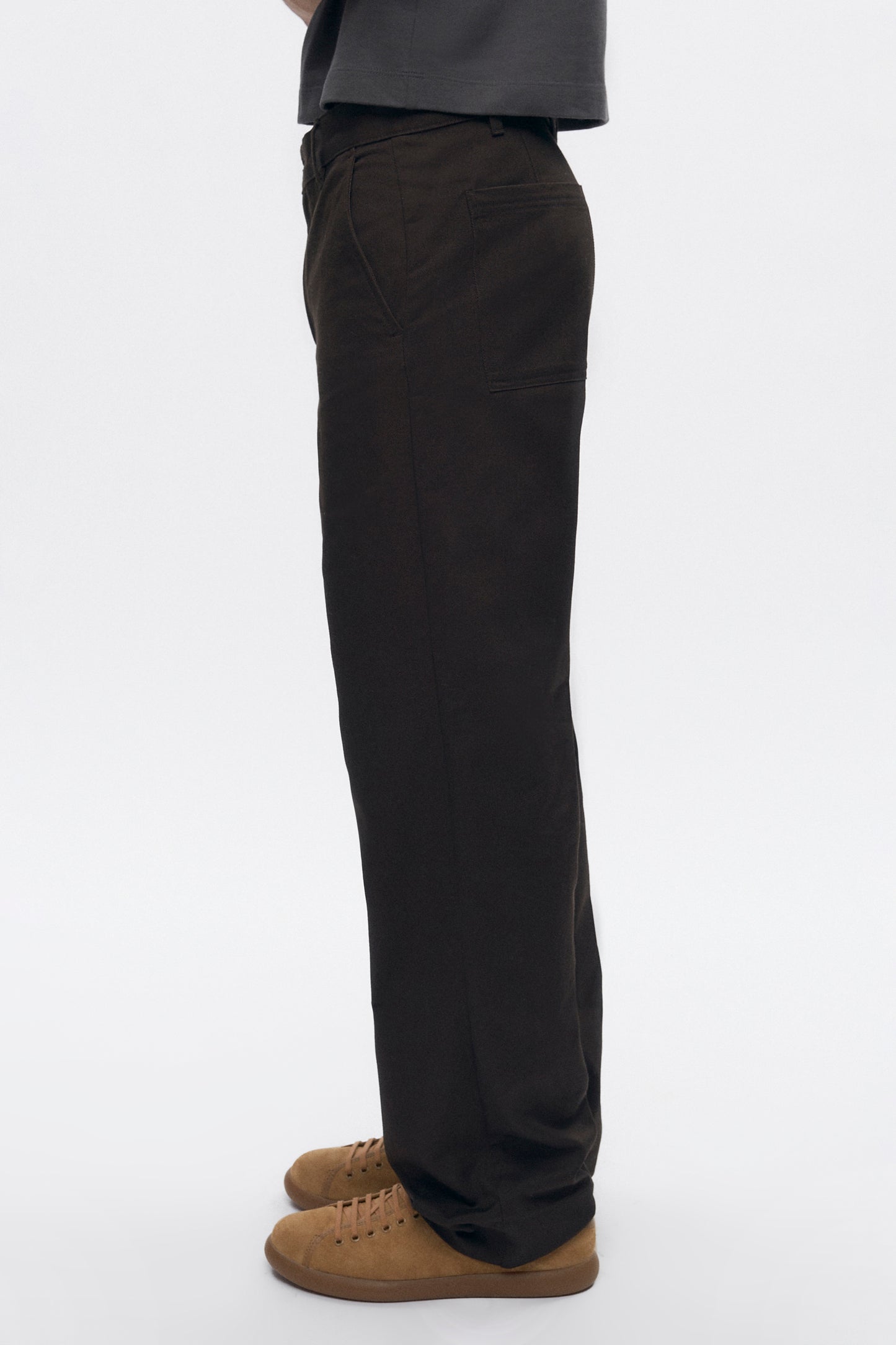 Men's Buma Trouser in Coffee Bean