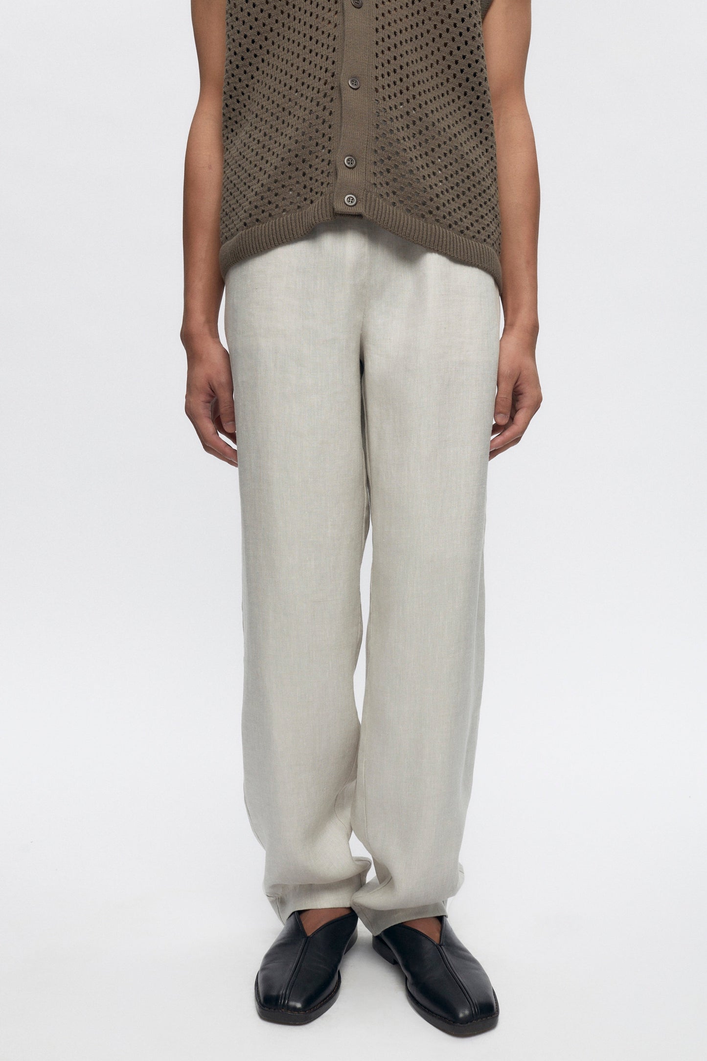 Cairo Linen Pant  in Natural