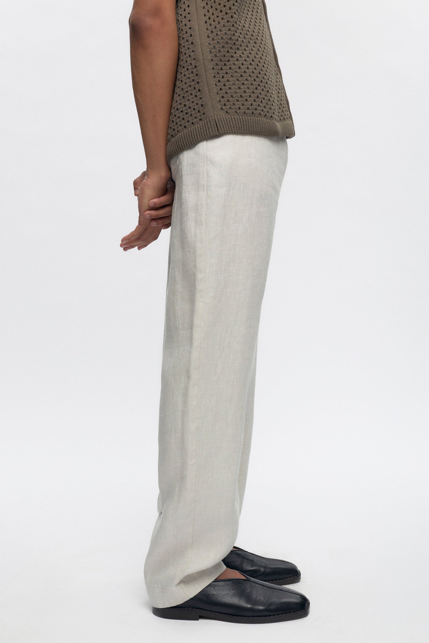 Cairo Linen Pant  in Natural