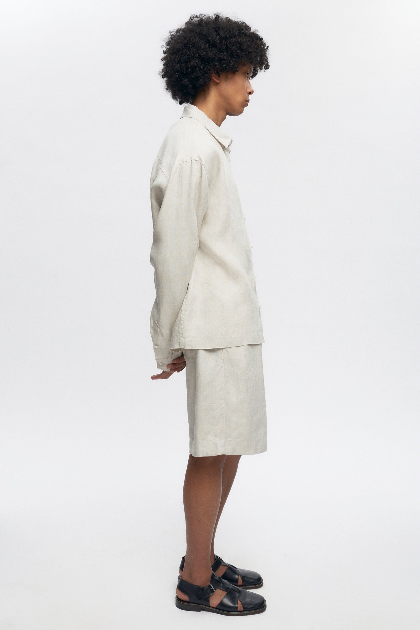 Cairo Linen Shirt in Natural