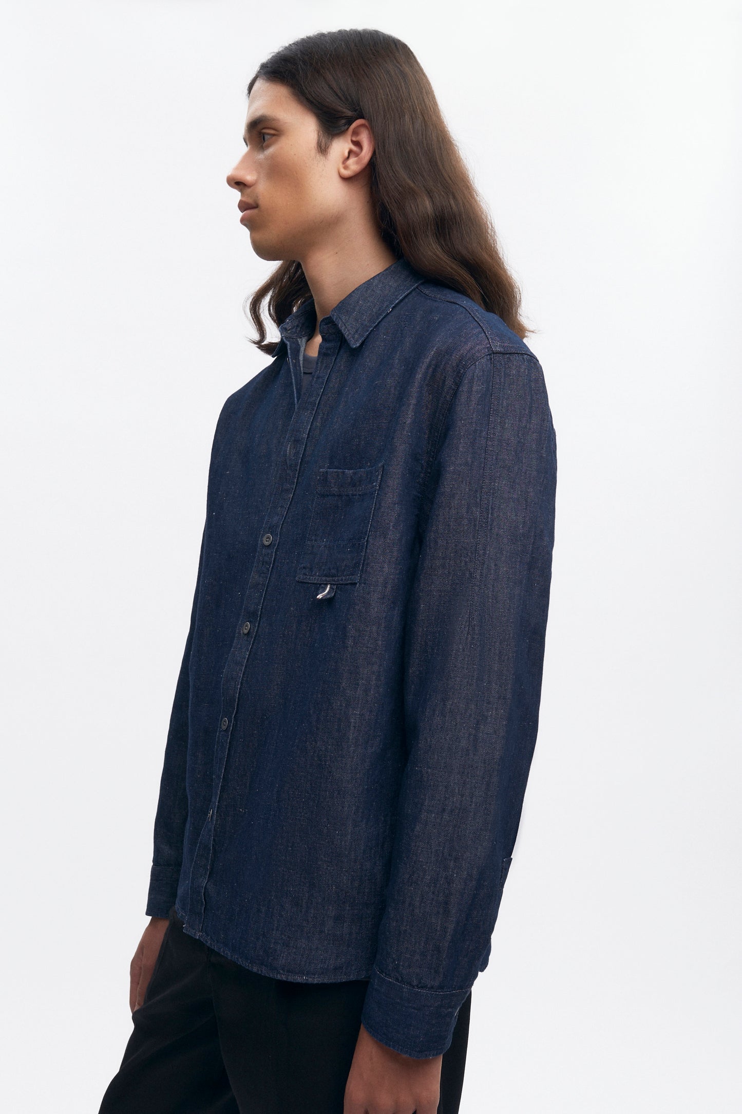 Men's Chambray Shirt in Rinse