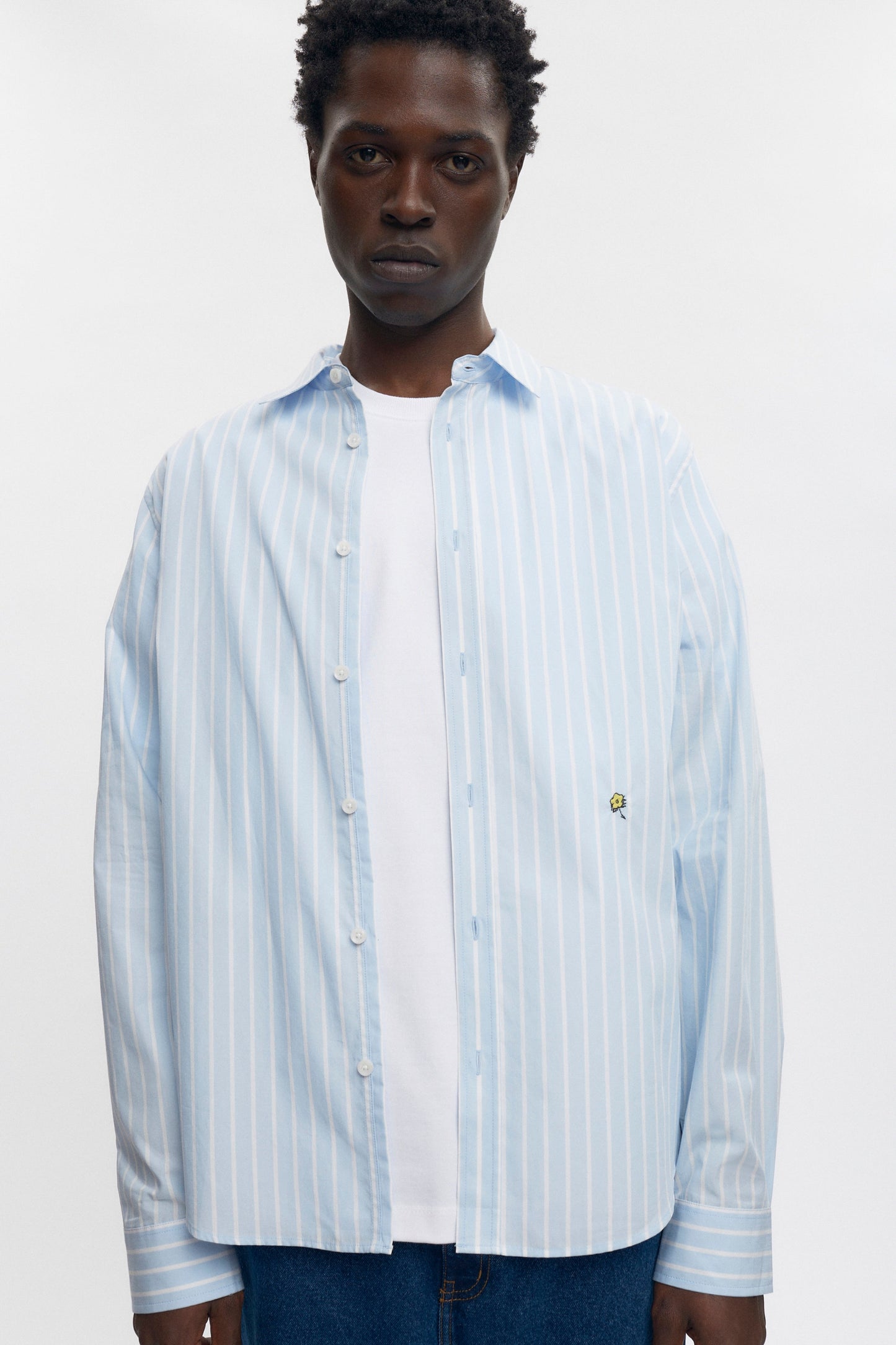 Men's Classic Stripe Shirt in Puritan Grey Stripe
