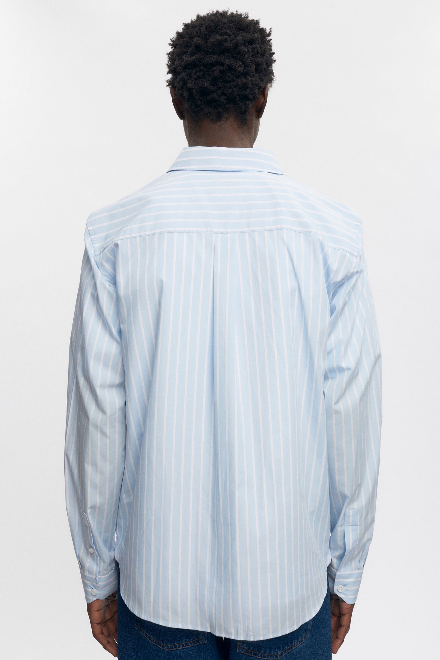 Men's Classic Stripe Shirt in Puritan Grey Stripe