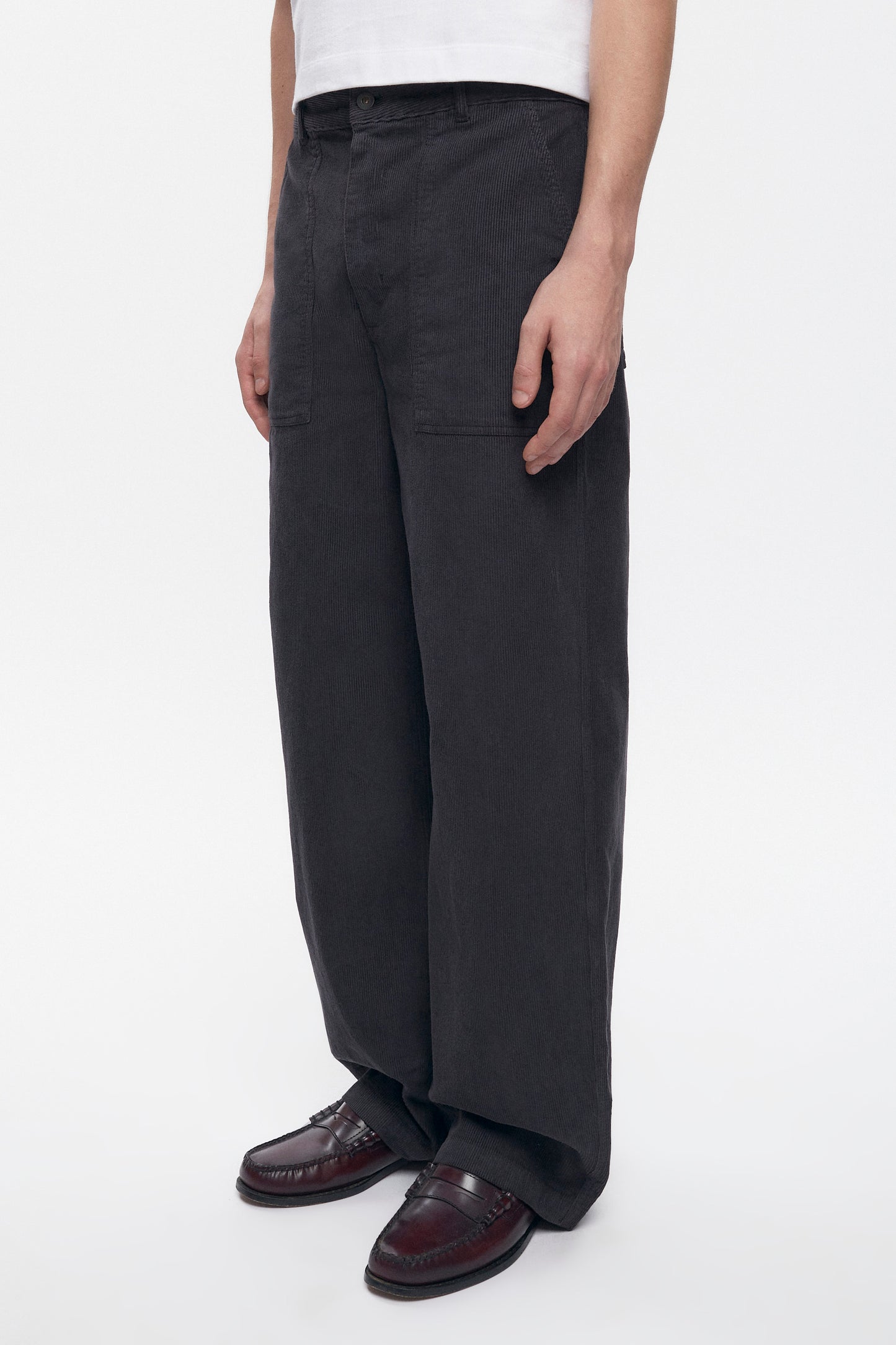 Men's Cord Work Pant in Black