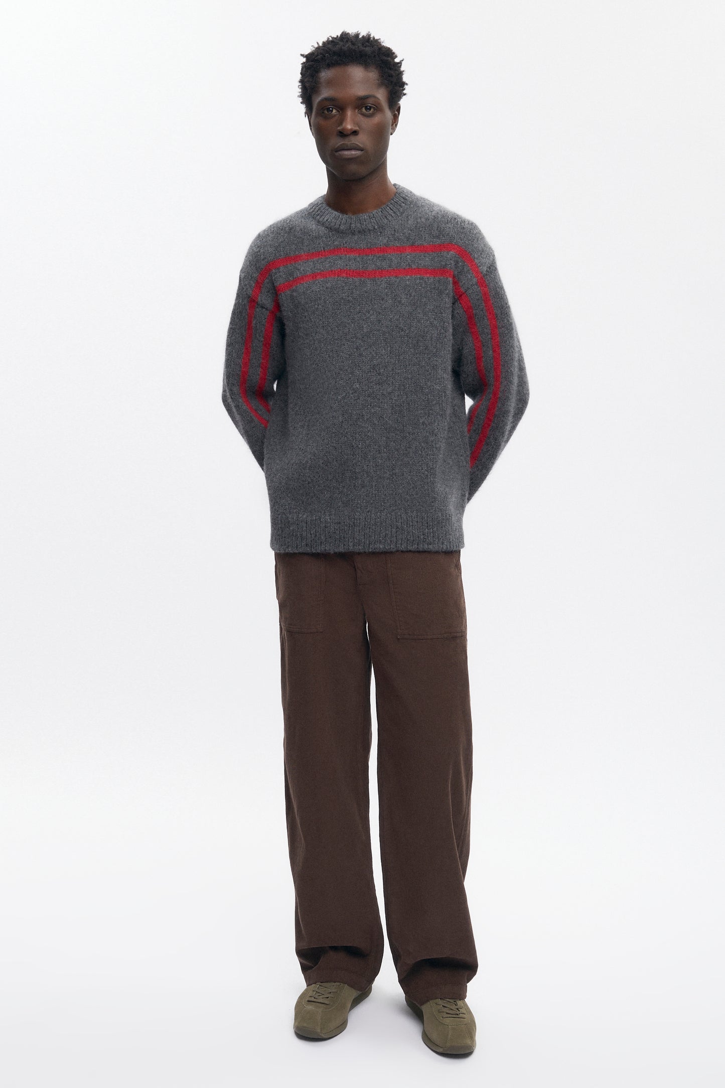 Men's Cord Work Pant in Coffee Bean