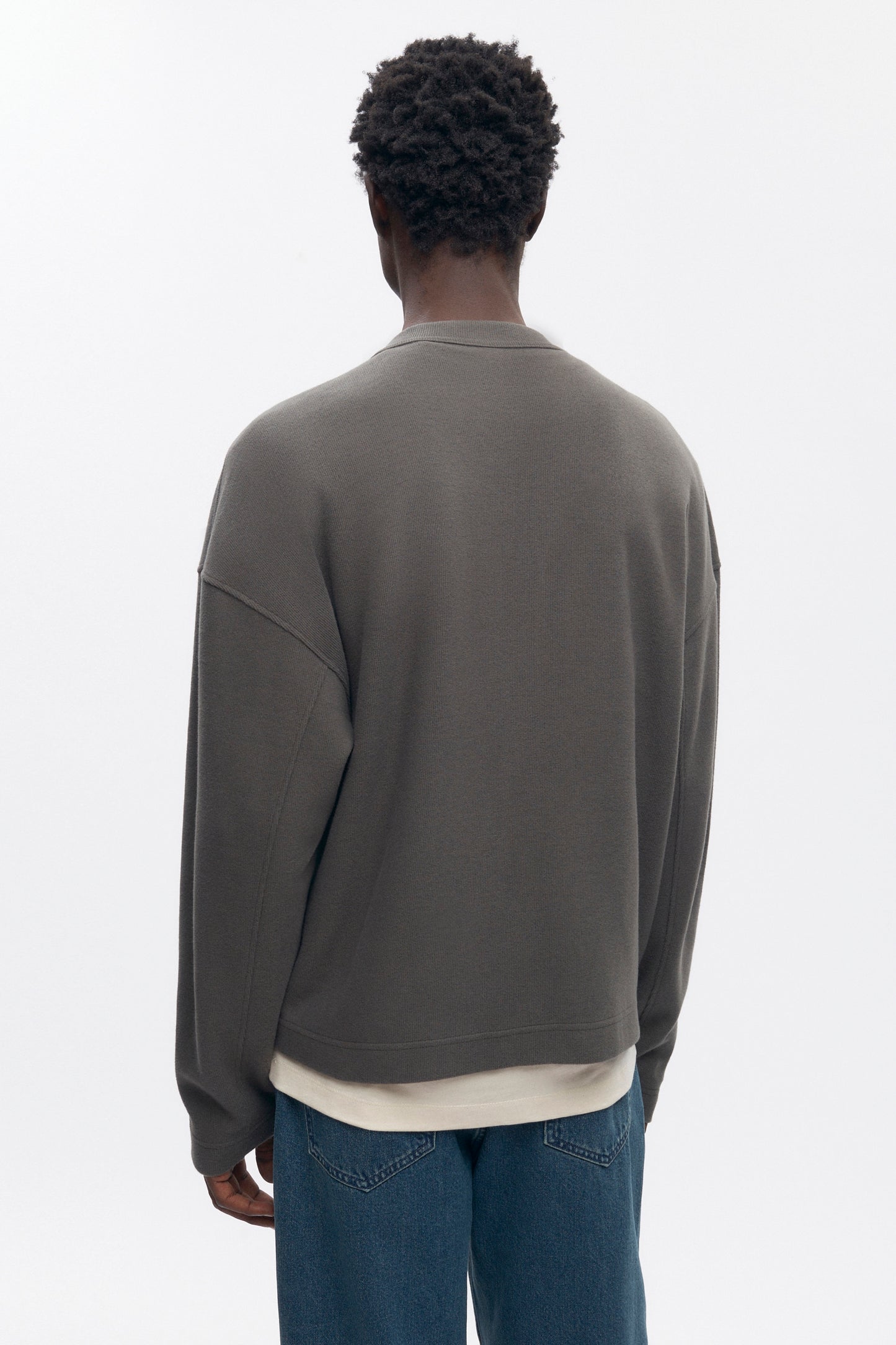 Men's Cozy Cardigan in Beluga