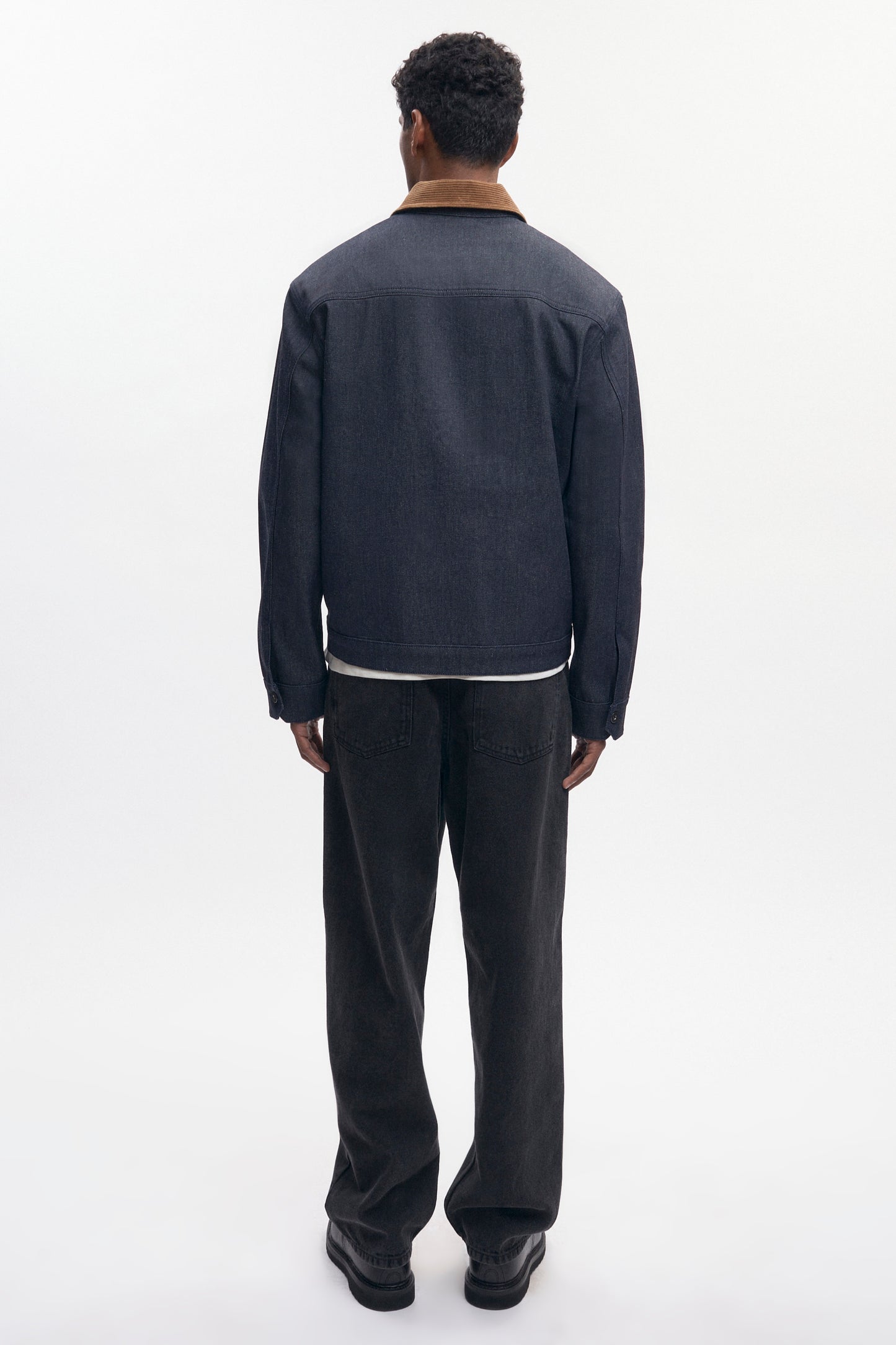 Men's Denim Overshirt in Raw