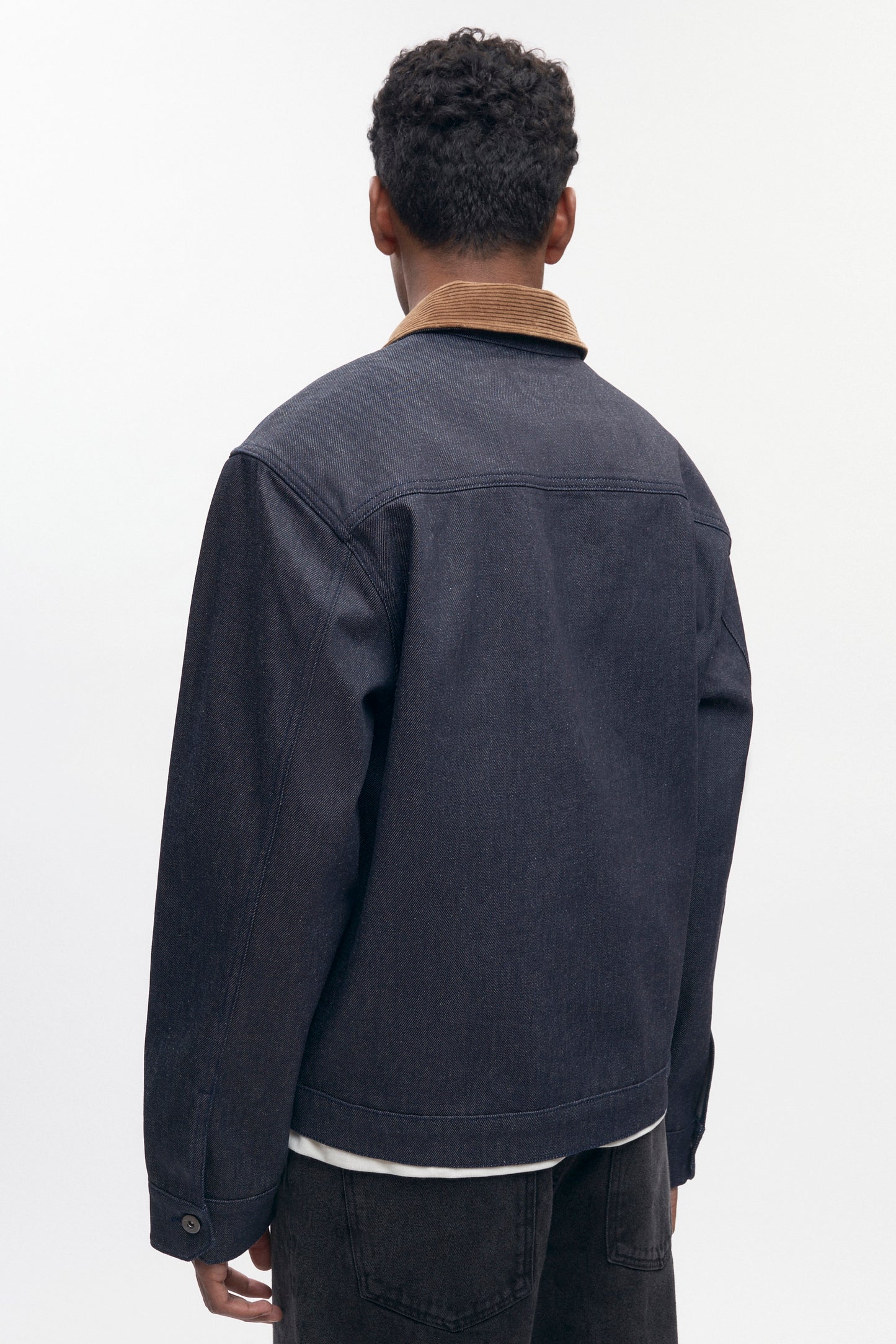 Men's Denim Overshirt in Raw