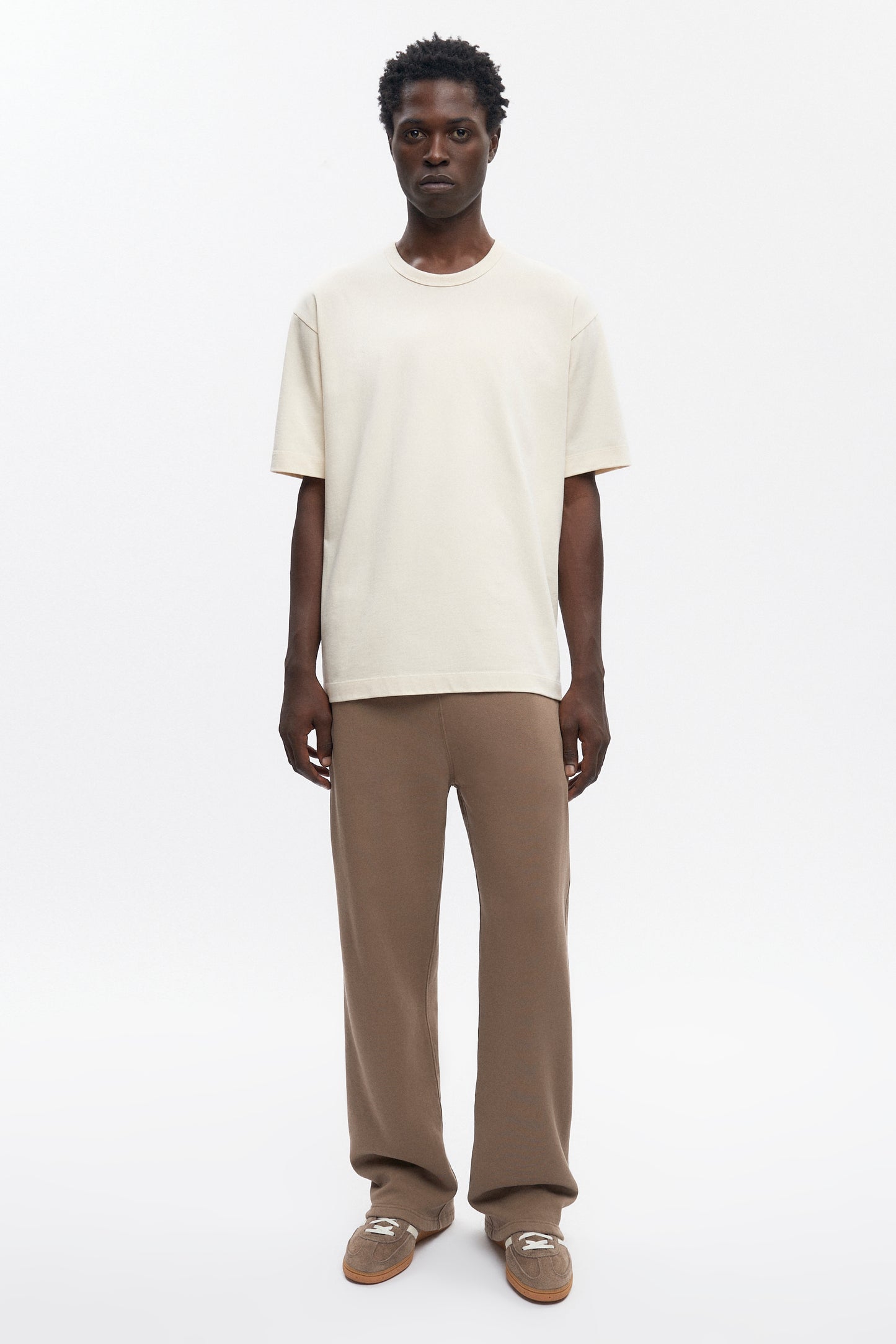 Men's Essential Straight Sweatpant in Taupe
