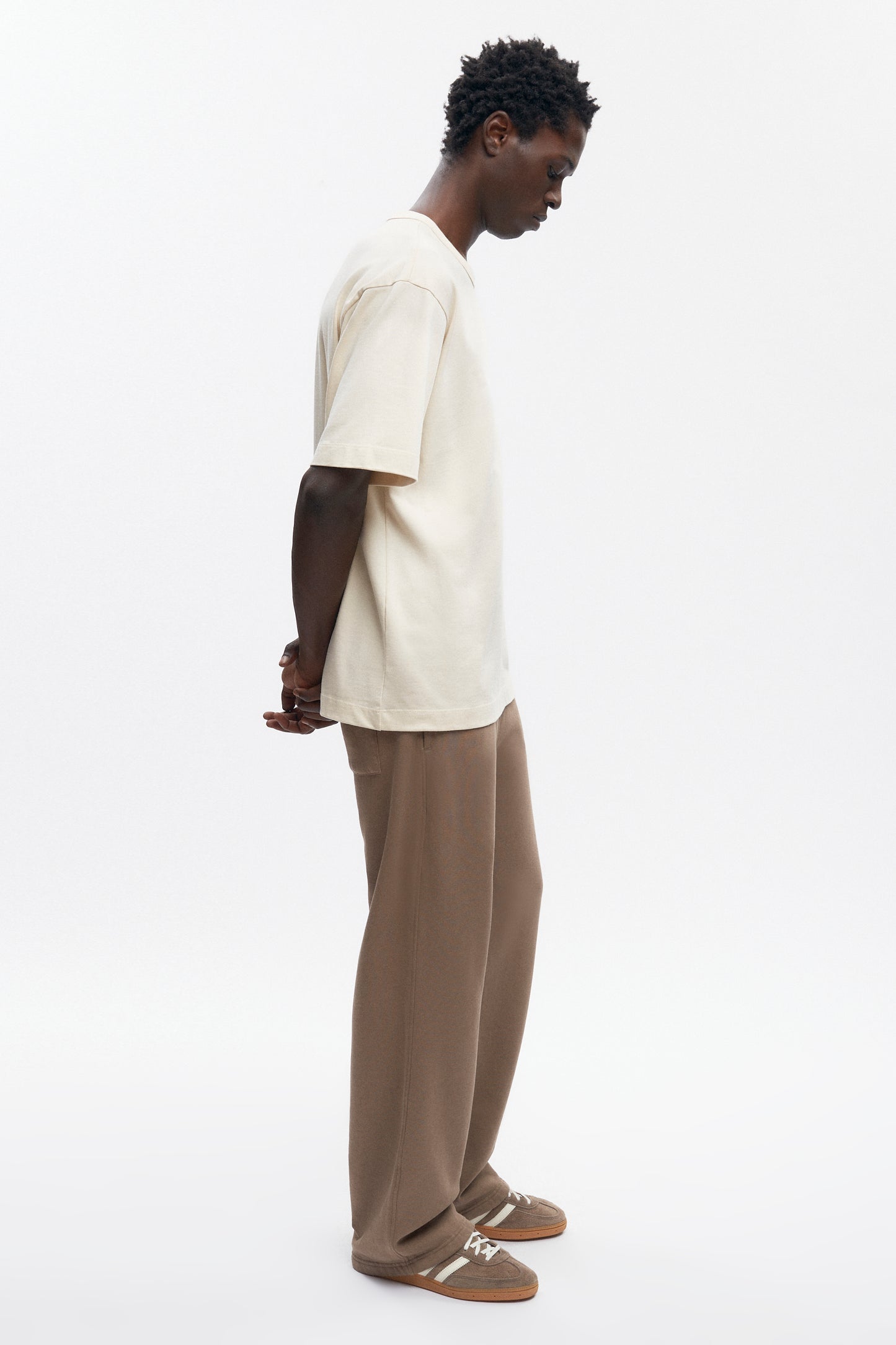 Men's Essential Straight Sweatpant in Taupe