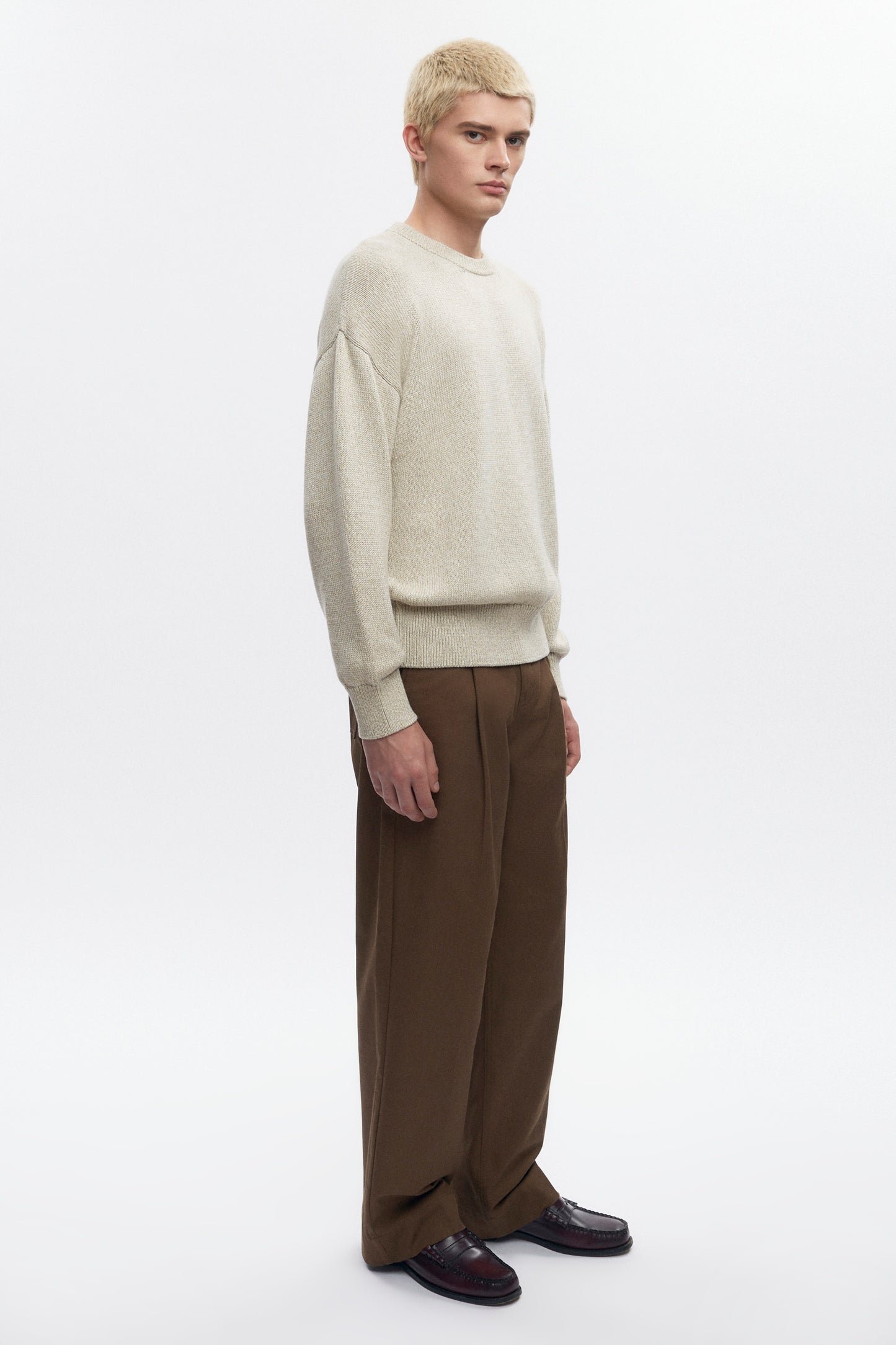 Men's Hamatah Sweater in Oat Melange