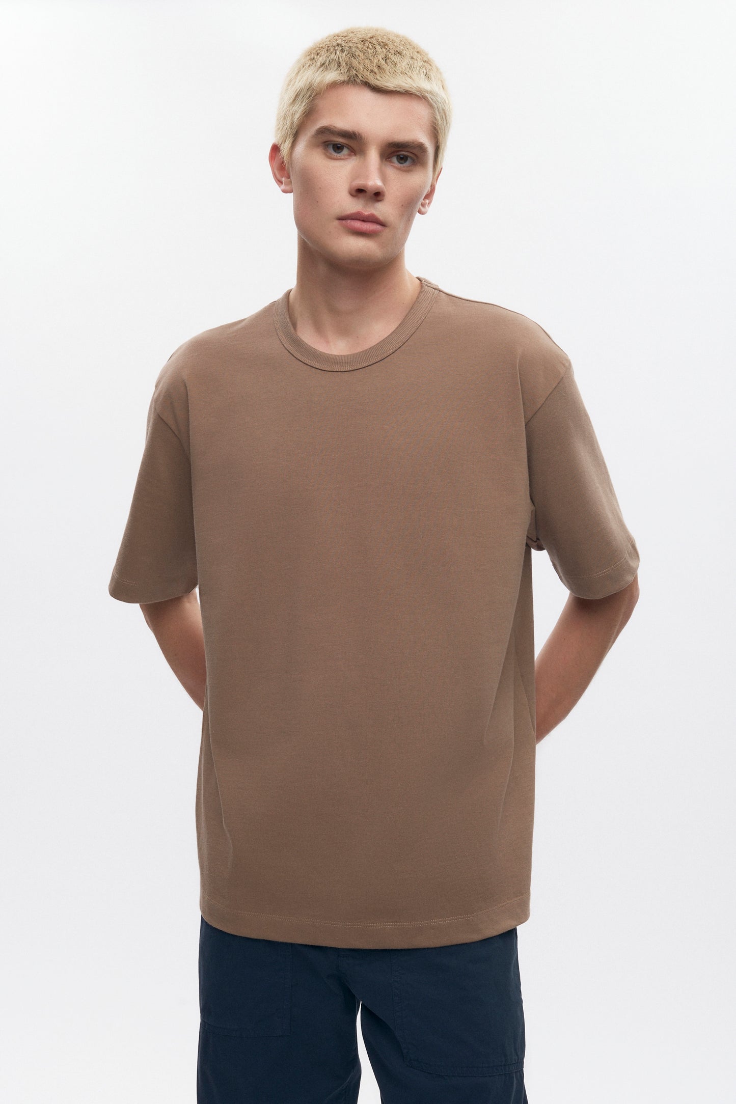 Men's Heavyweight Box Crew in Otter