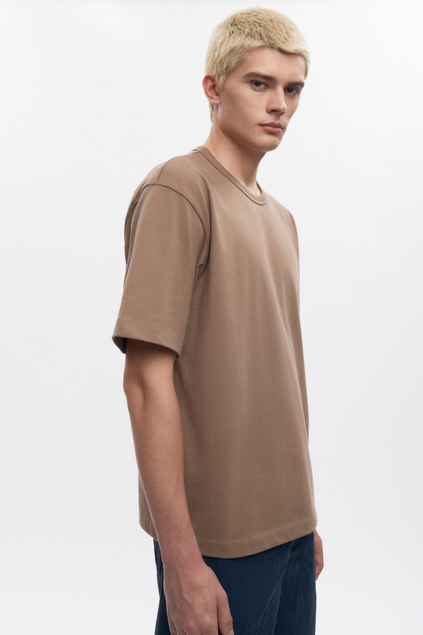 Men's Heavyweight Box Crew in Otter