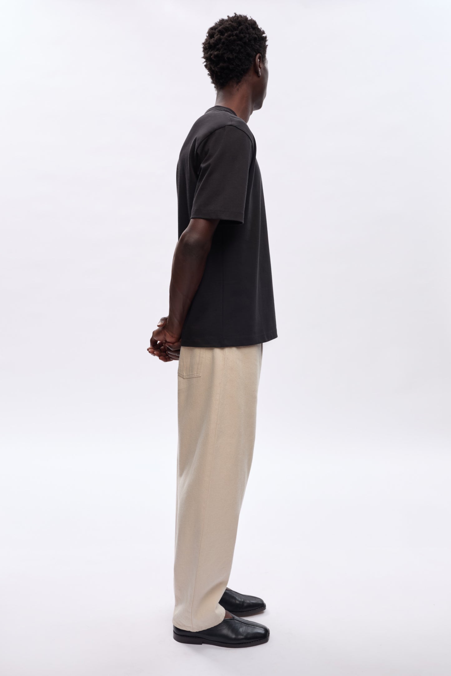 Men's Heavyweight Easy Crew in Black