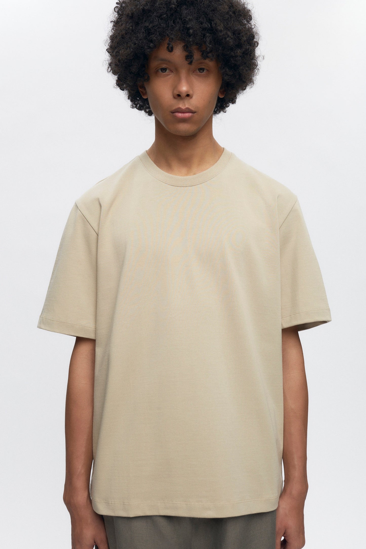 Men's Heavyweight Easy Crew in Fog