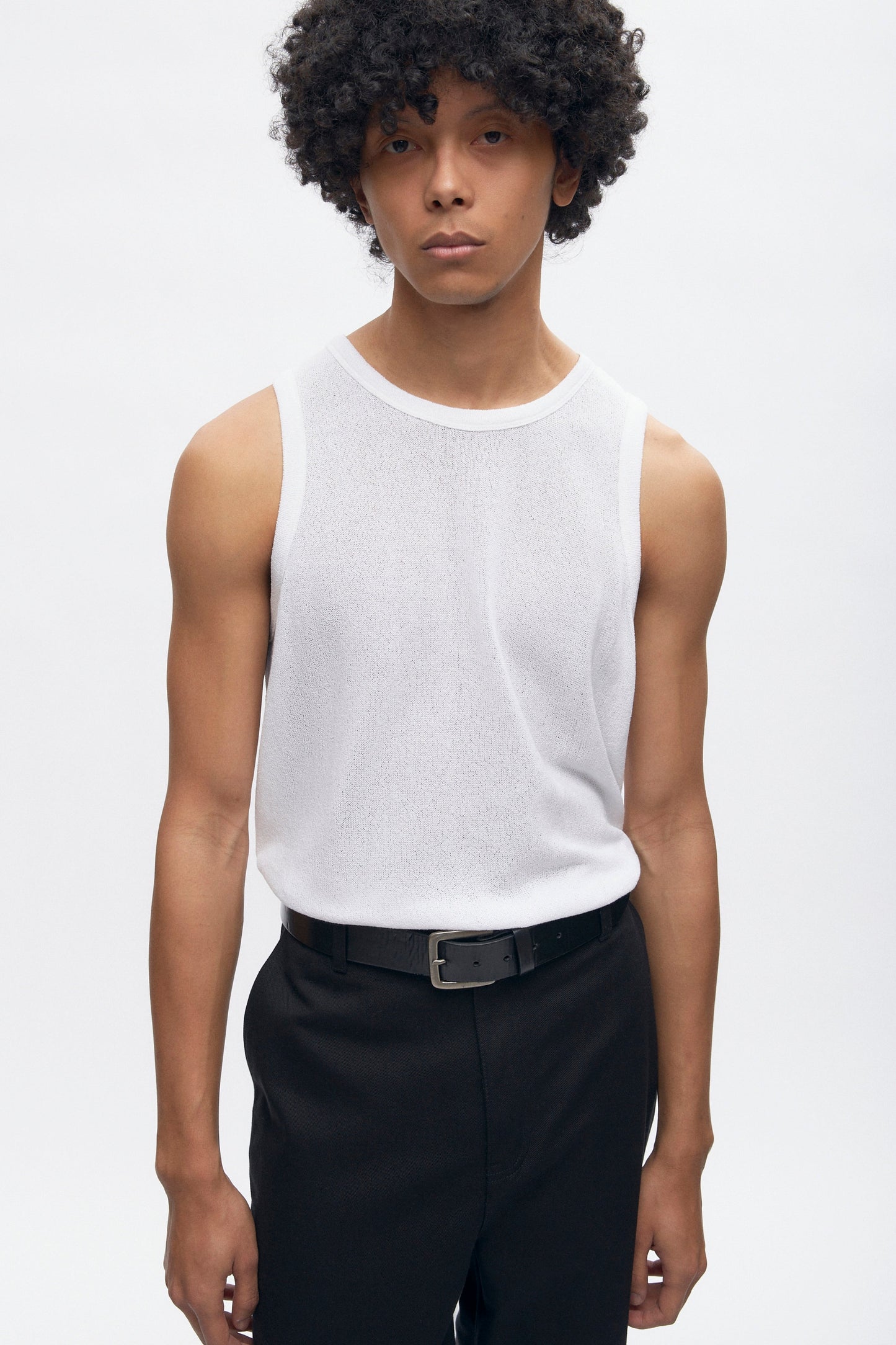 Men's Luxor Jersey Tank in White