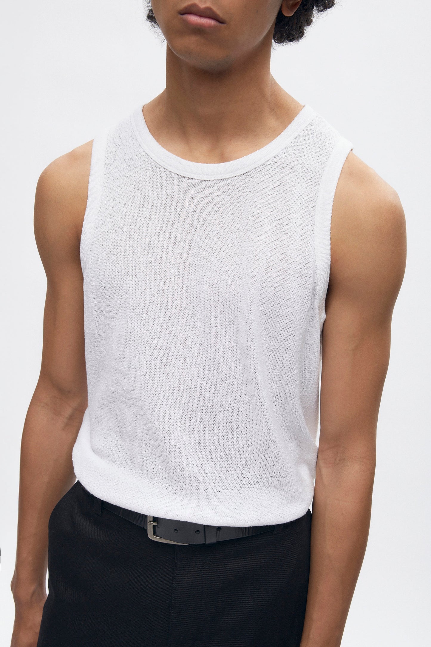 Men's Luxor Jersey Tank in White