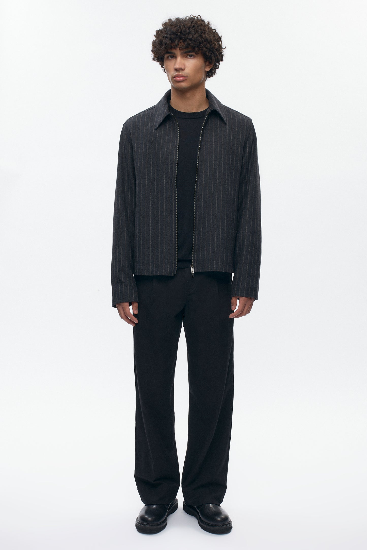 Men's Malik Wool Jacket in Black