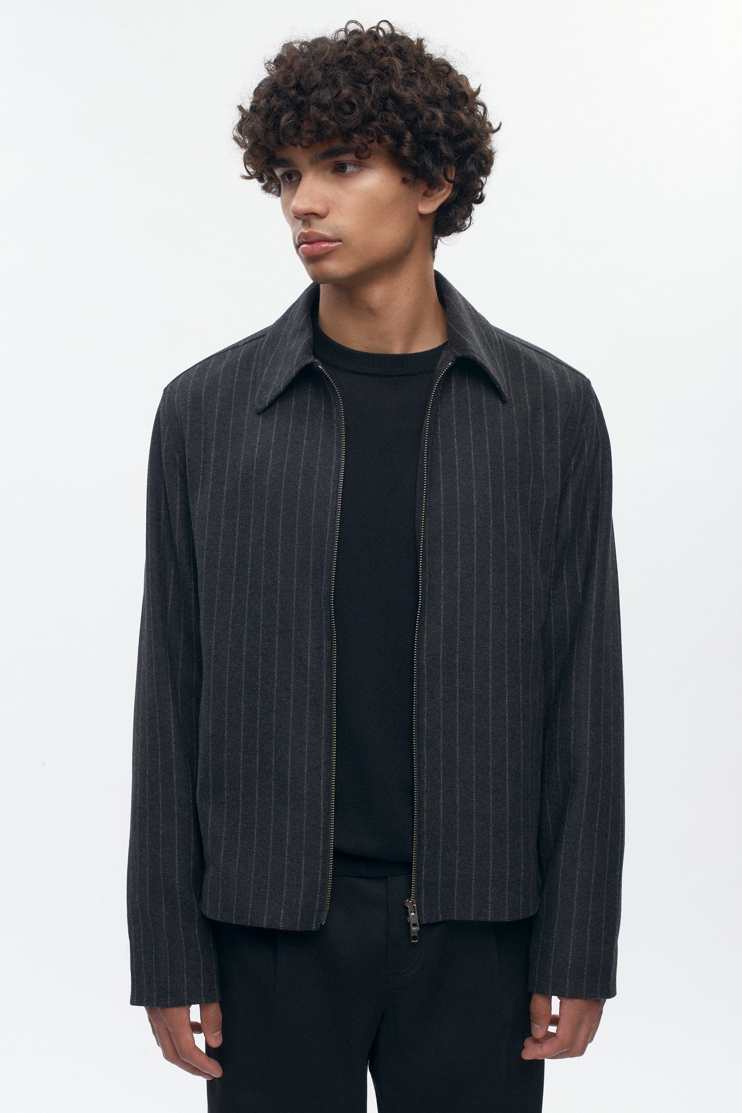 Men's Malik Wool Jacket in Black