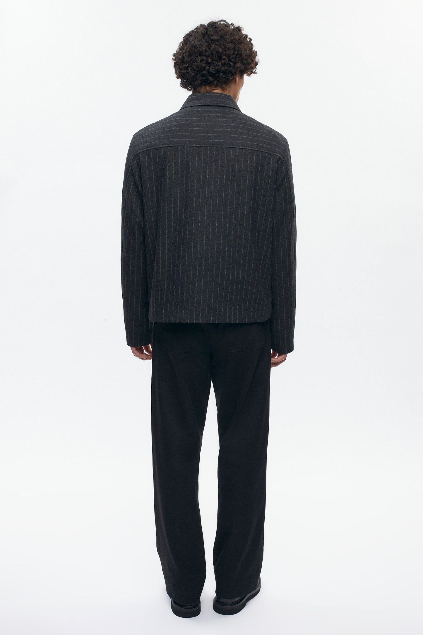 Men's Malik Wool Jacket in Black