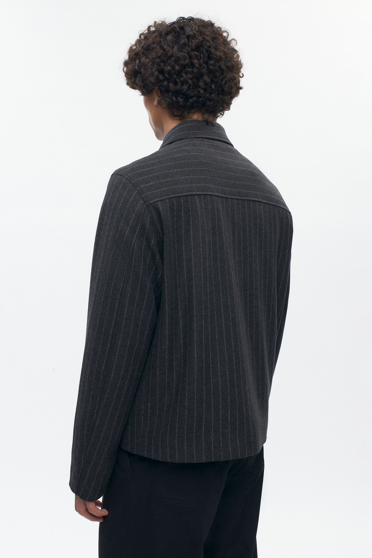 Men's Malik Wool Jacket in Black