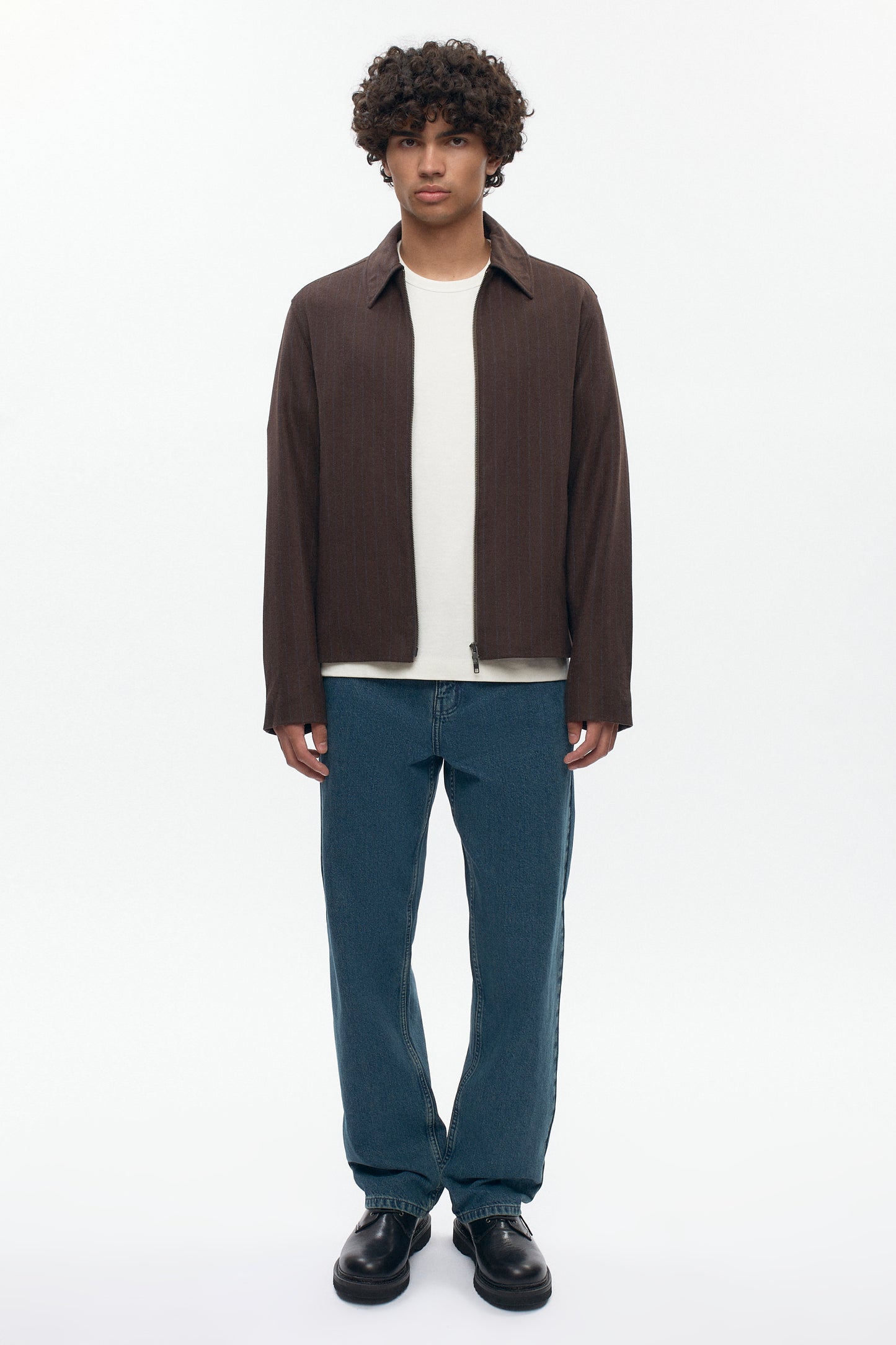 Men's Malik Wool Jacket in Coffee Bean