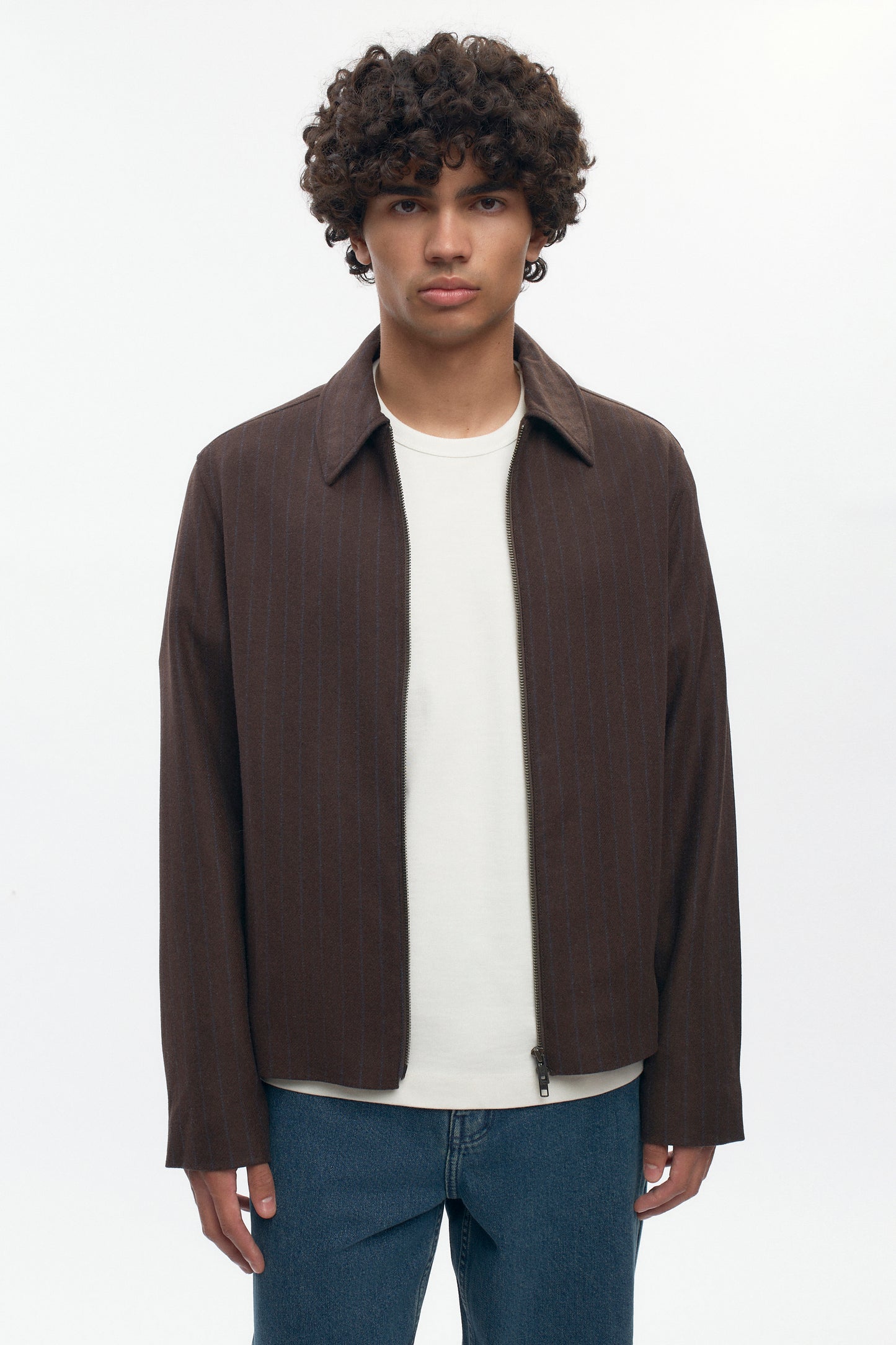 Men's Malik Wool Jacket in Coffee Bean