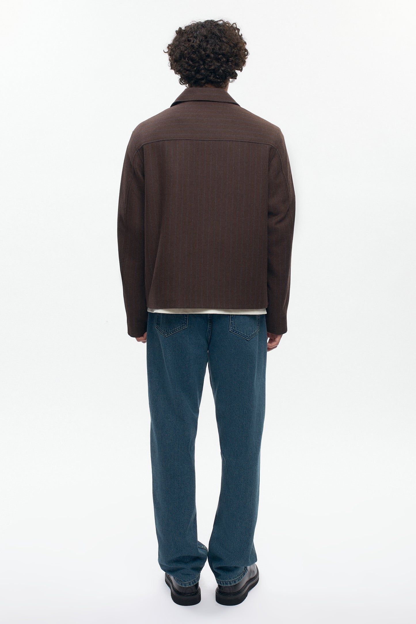 Men's Malik Wool Jacket in Coffee Bean