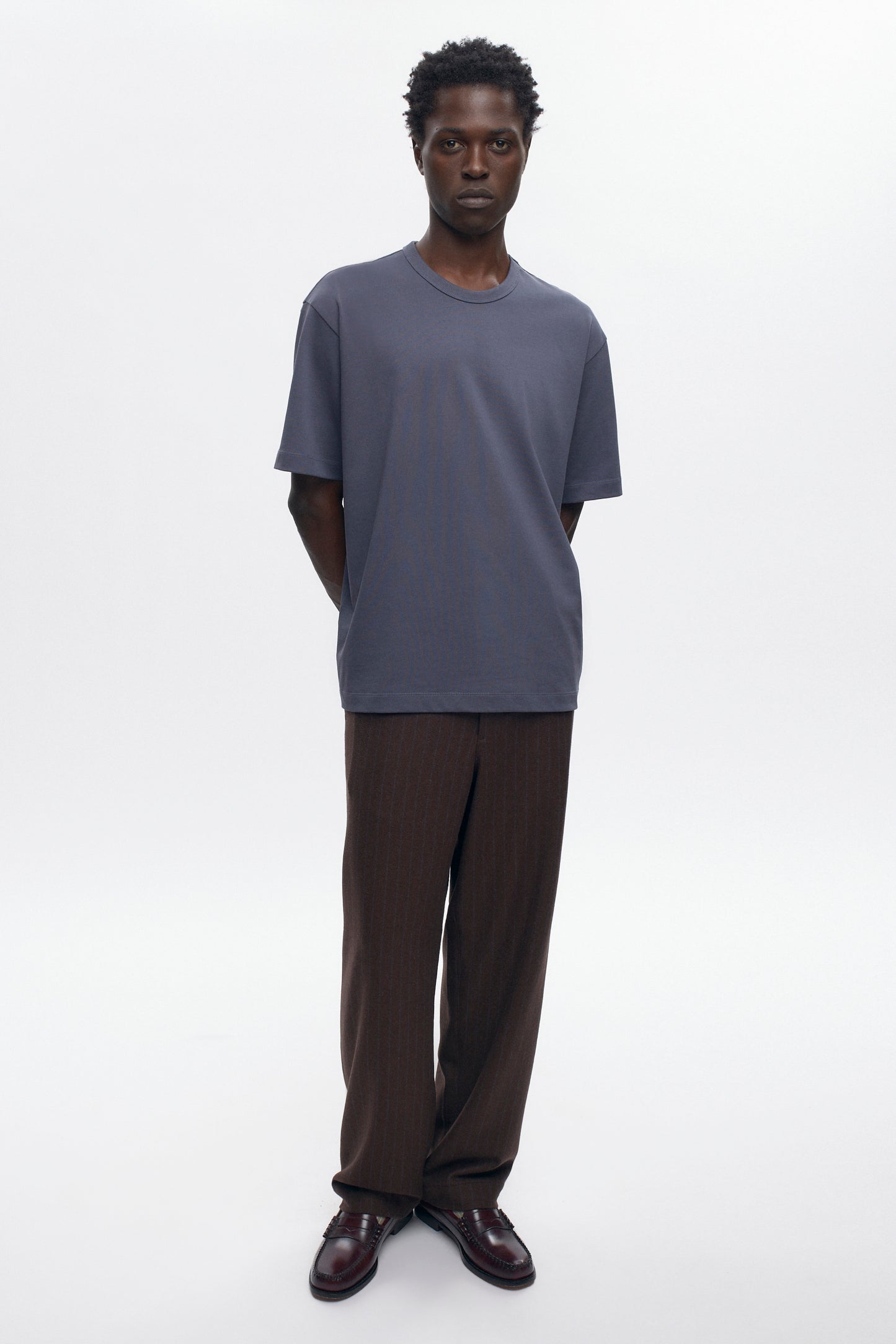 Men's Malik Wool Trouser in Coffee Bean