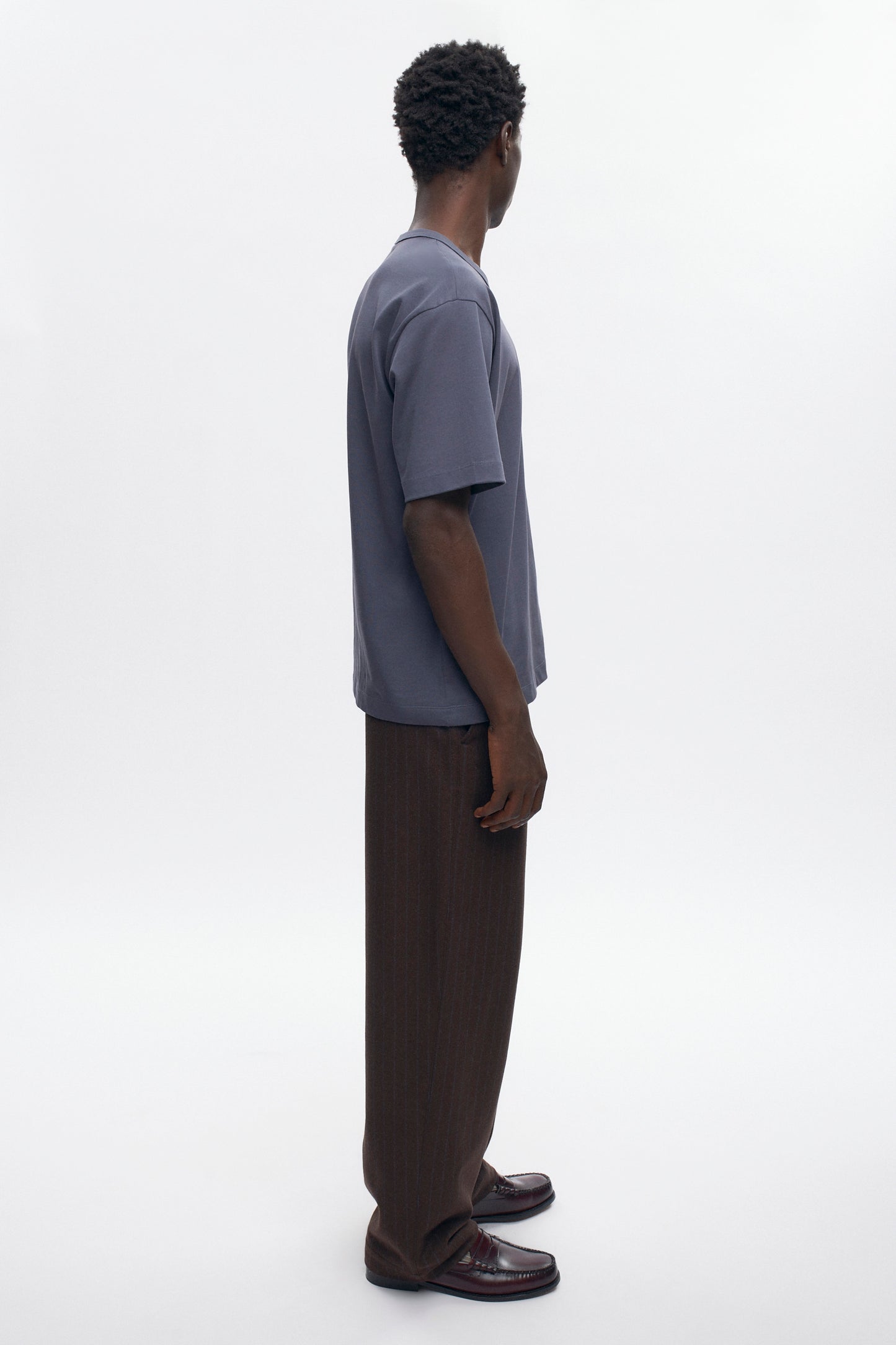 Men's Malik Wool Trouser in Coffee Bean