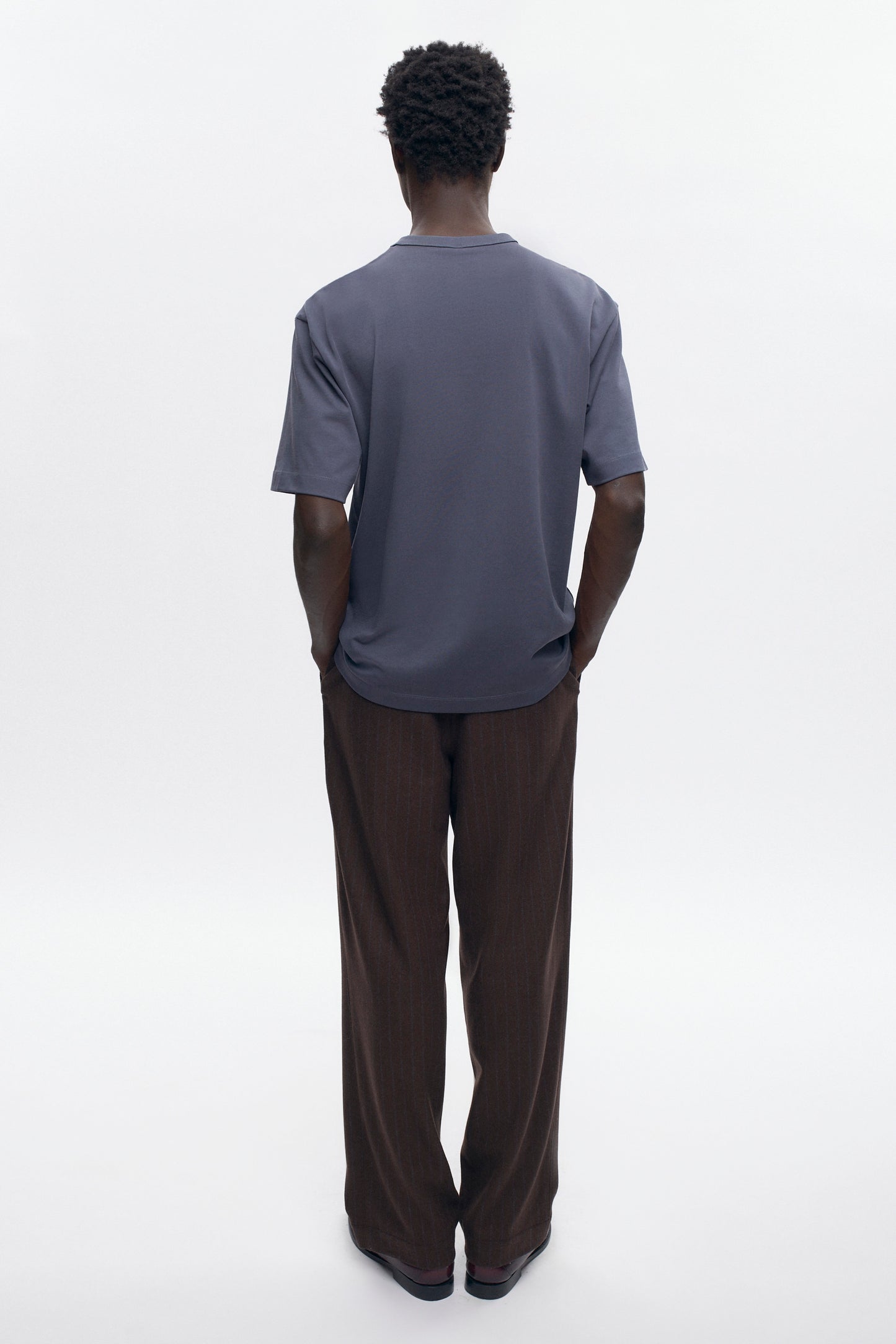 Men's Malik Wool Trouser in Coffee Bean