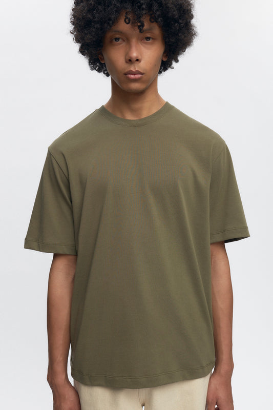 Men's Midweight Crew in Olive