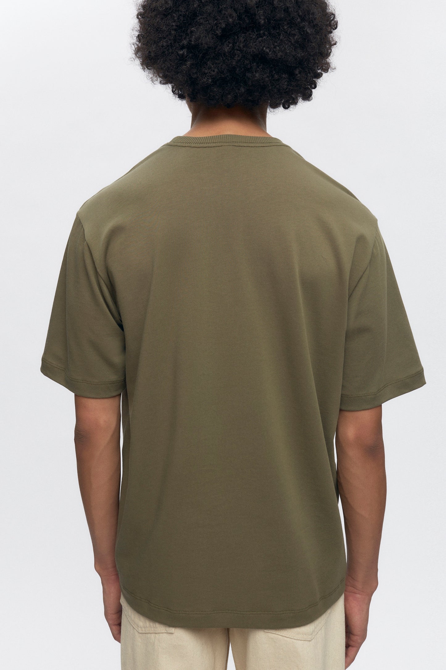 Men's Midweight Crew in Olive