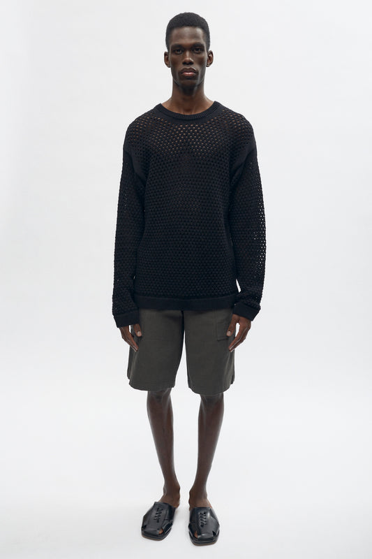 Men's Mina Sweater in Black