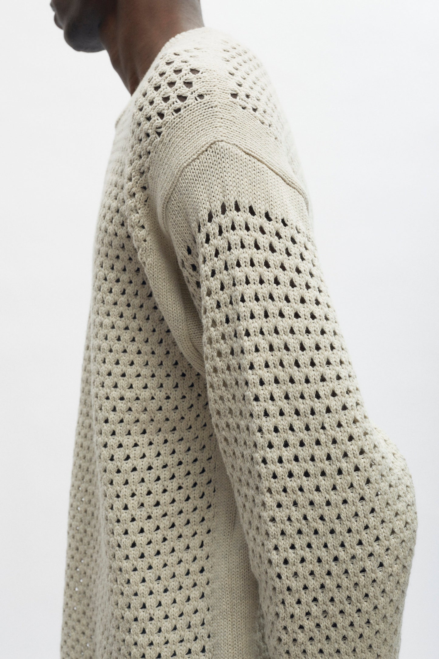 Men's Mina Sweater in Oat Melange