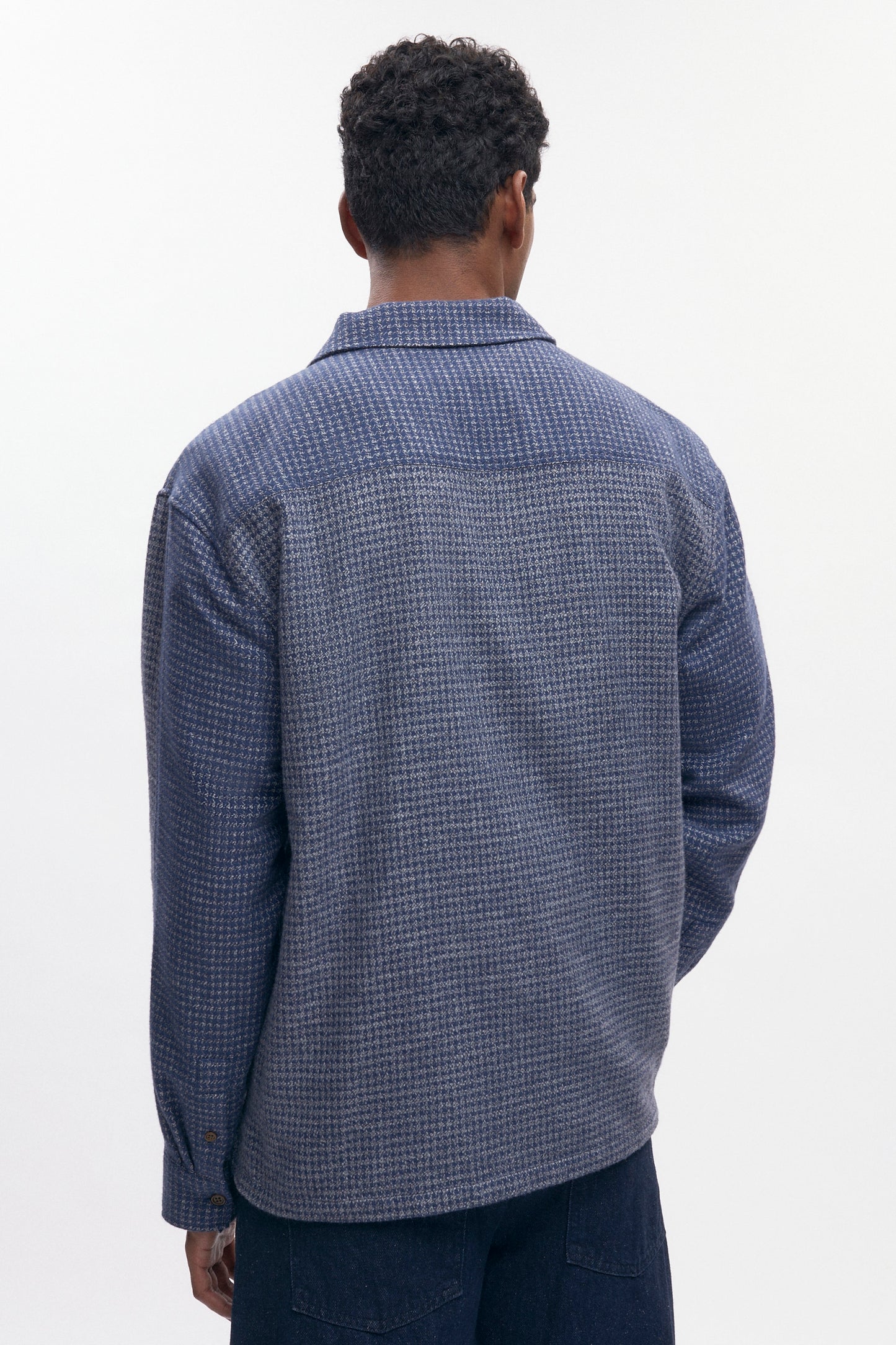 Men's Misr Shirt in Blue Mix
