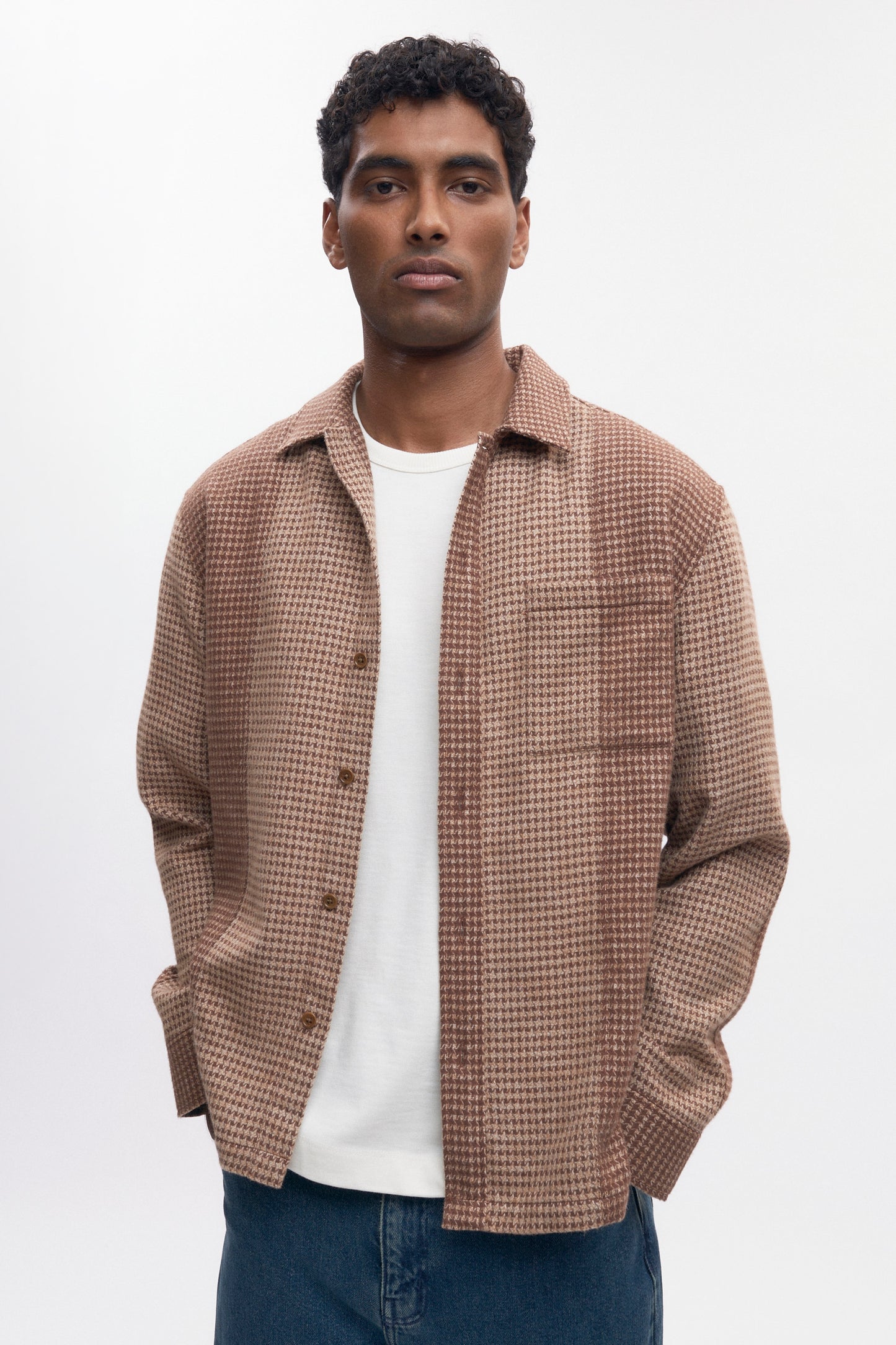 Men's Misr Shirt in Cocoa Mix
