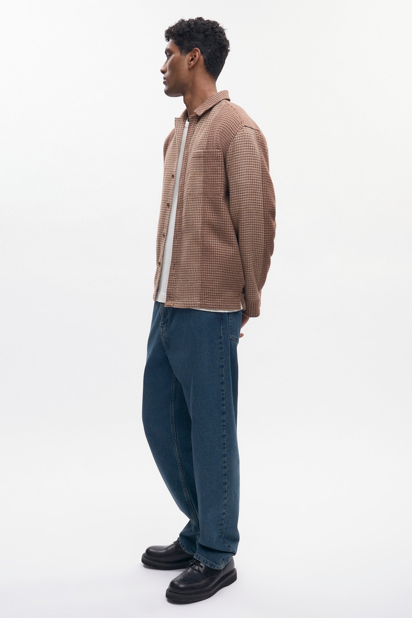 Men's Misr Shirt in Cocoa Mix