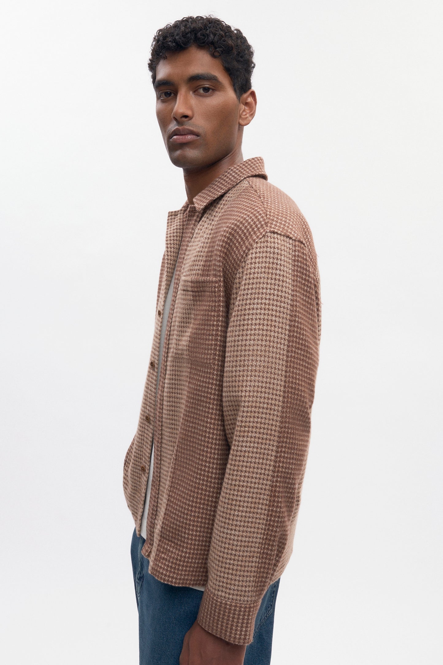 Men's Misr Shirt in Cocoa Mix