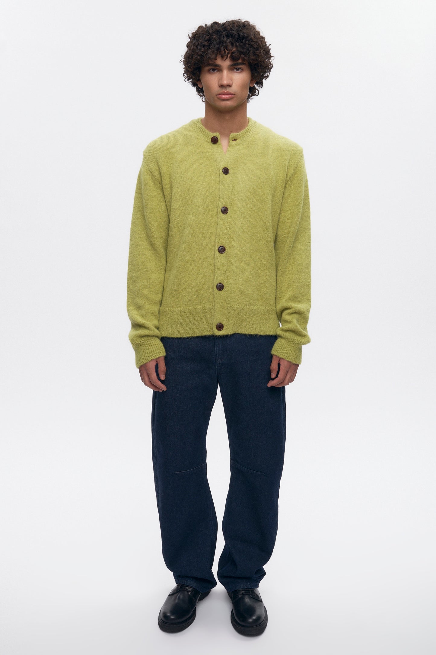 Men's Noor Fuzzy Cardigan in Hazel