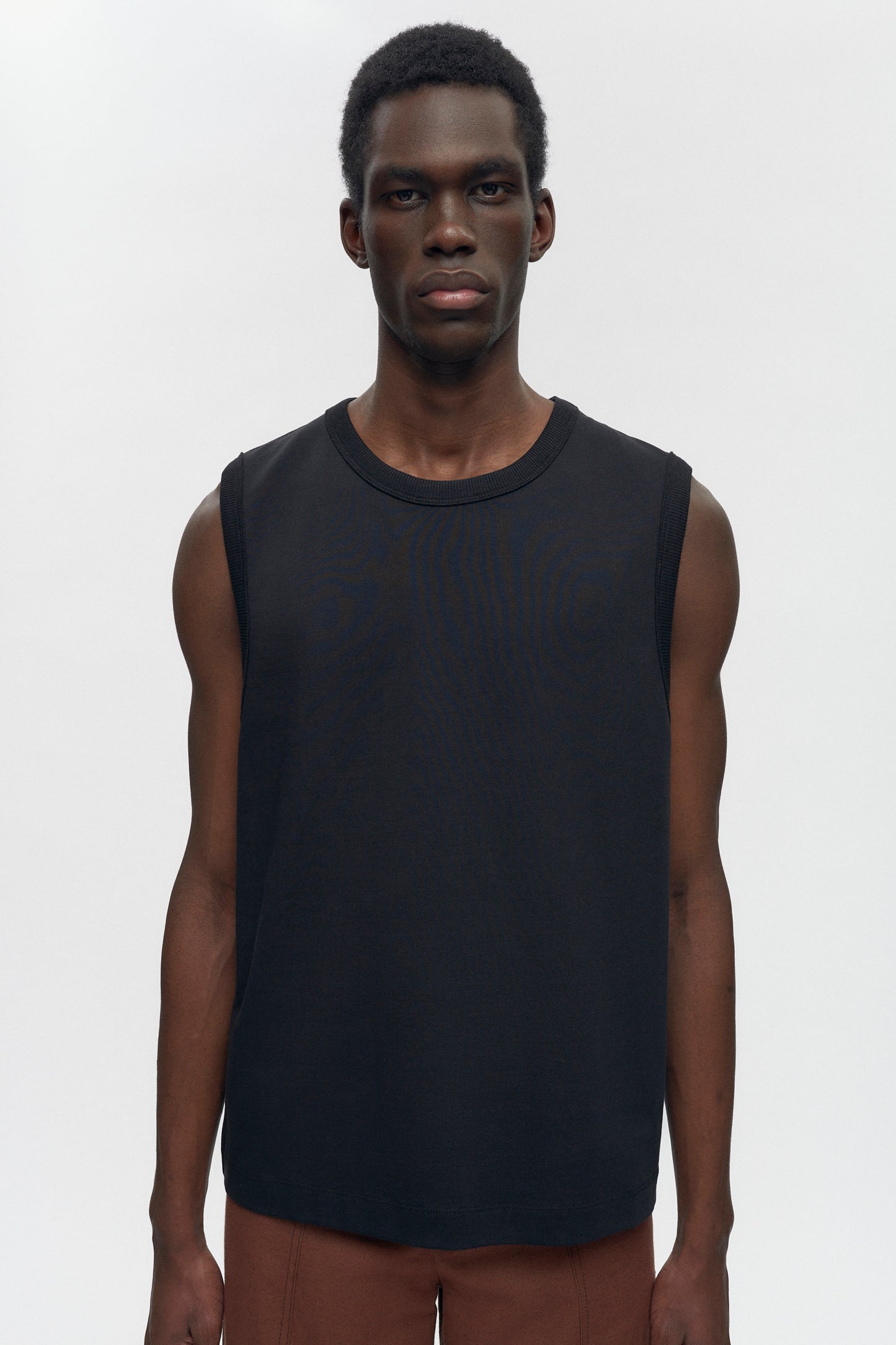Men's Relaxed Tank in Black