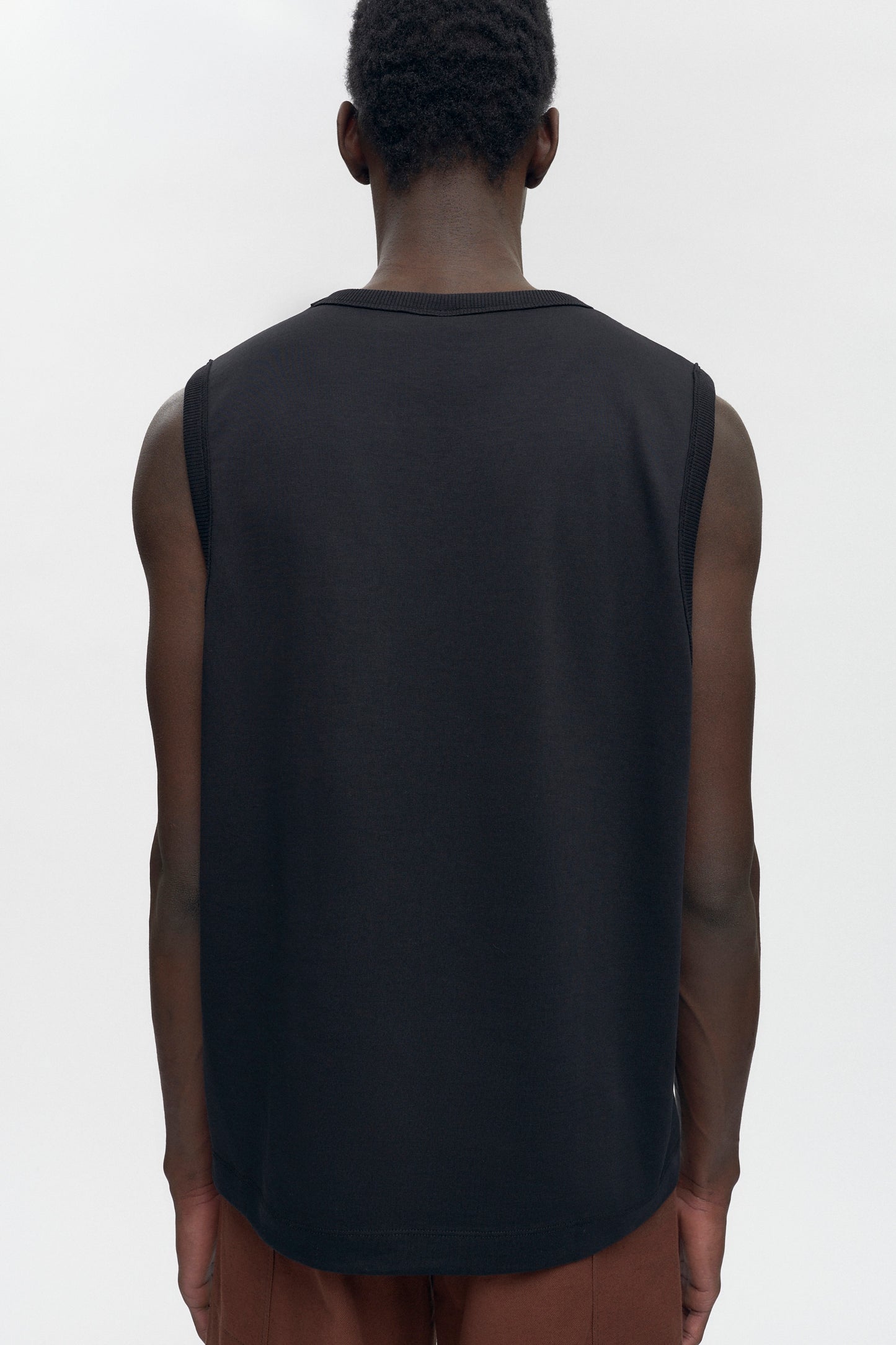Men's Relaxed Tank in Black