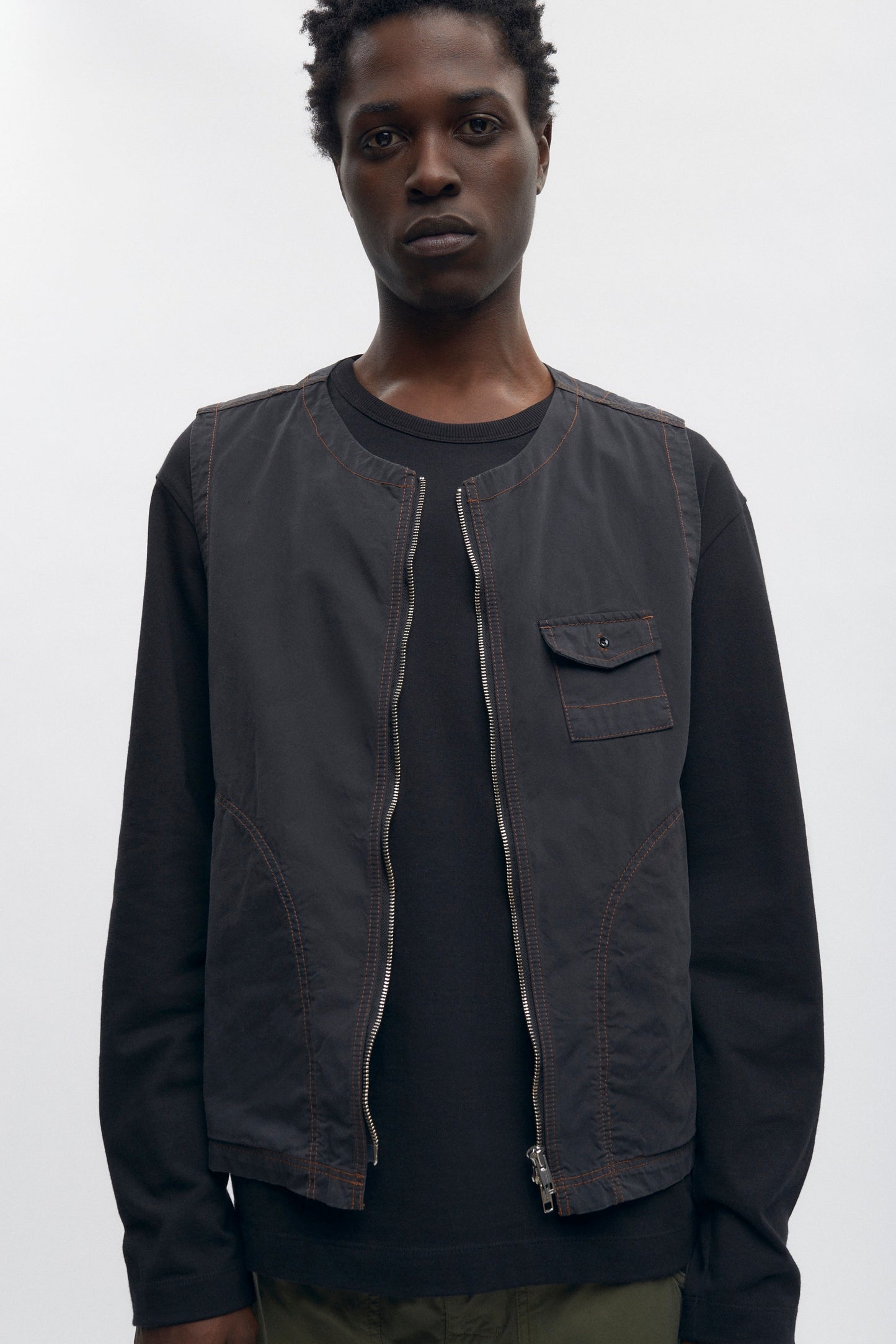 Tefnut Beach Vest in Black