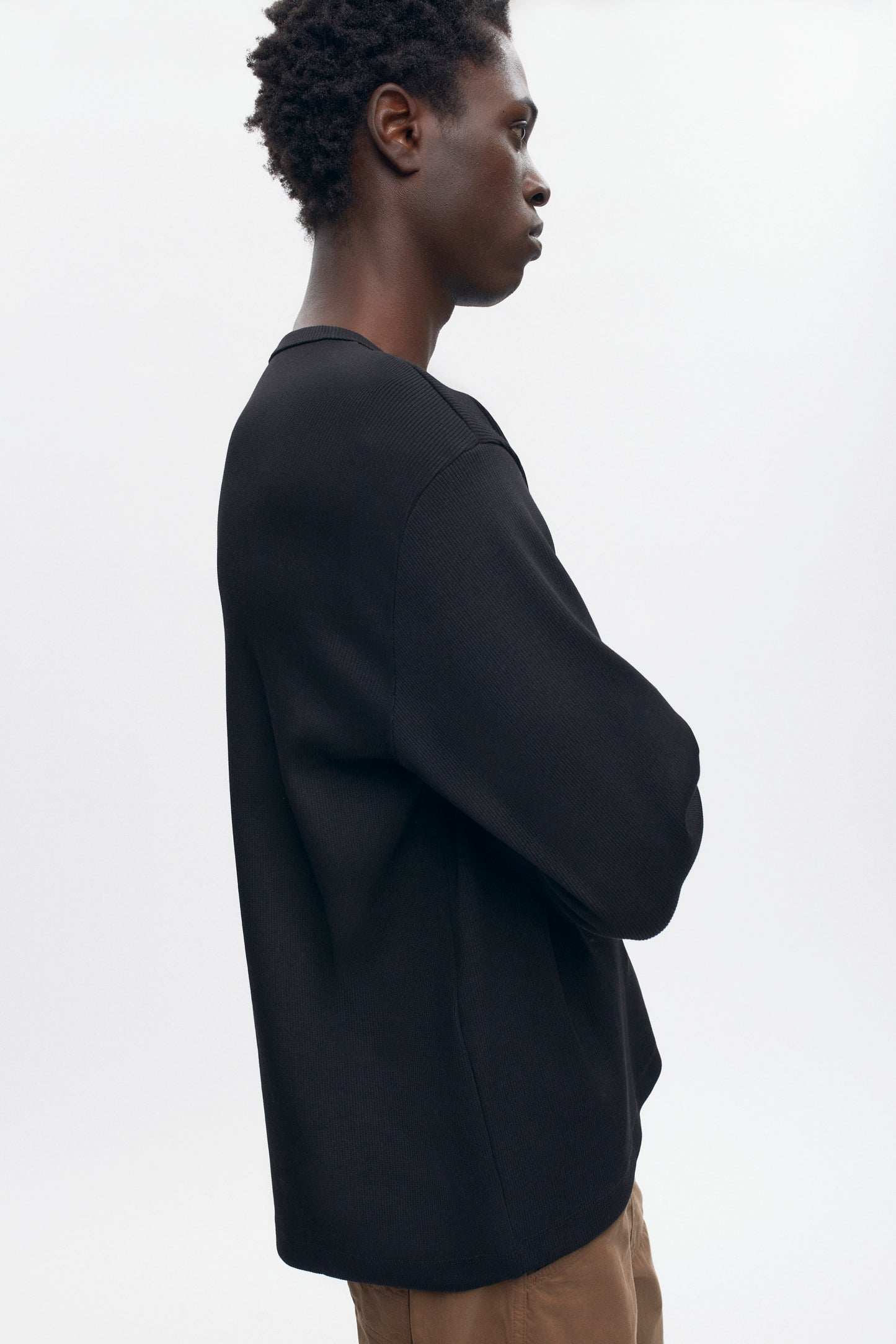 Men's Thebes Longsleeve in Black