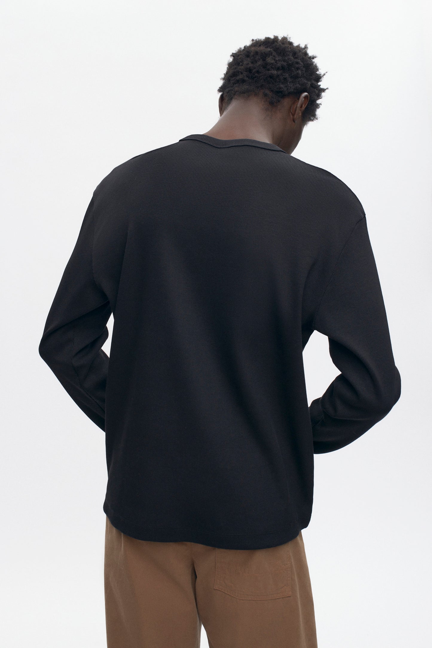 Men's Thebes Longsleeve in Black