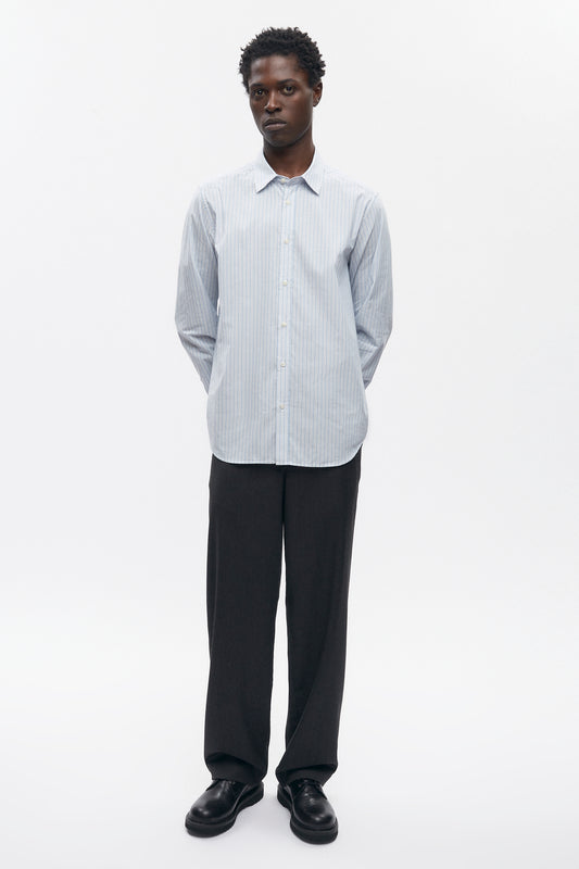 Men's Wool Trouser in Charcoal